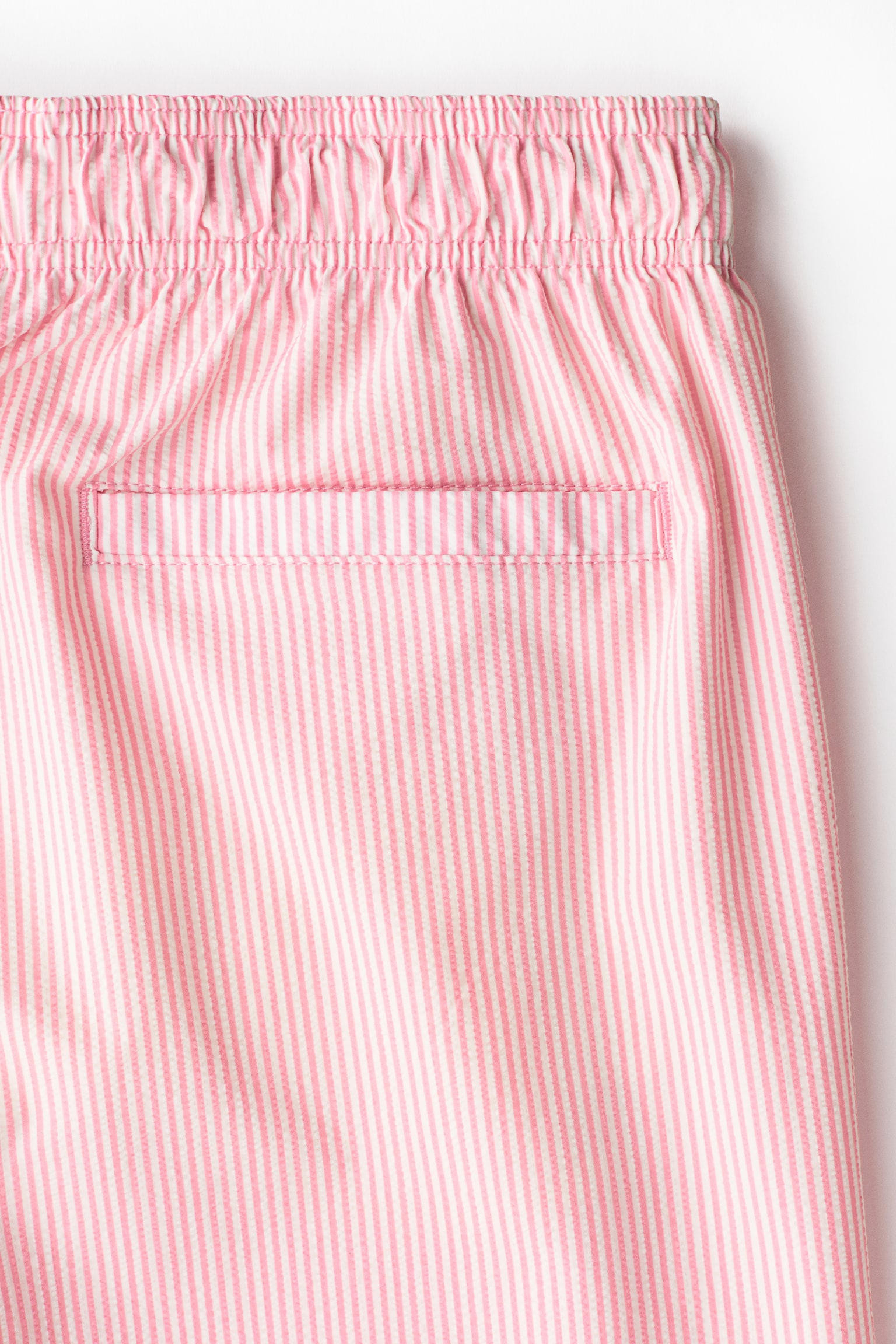 Seersucker swim shorts - Pink/Striped/Dark brown/Striped/Light blue/Striped/Green/Striped/Light yellow/Striped/Blue/Striped/Orange/Striped - 4