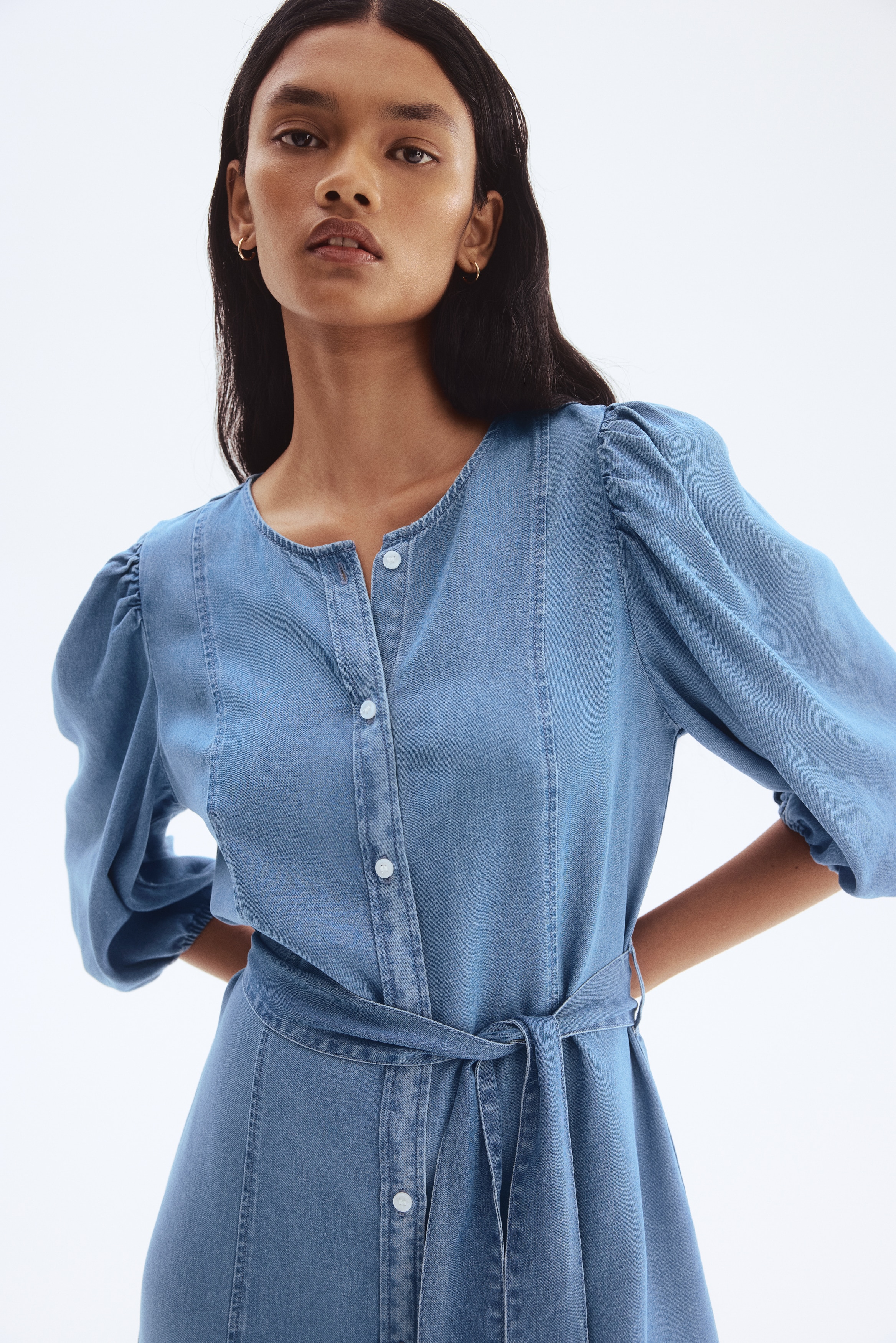 Denim Shirt Dresses | Oversized Denim Shirt Dresses | H&M AU