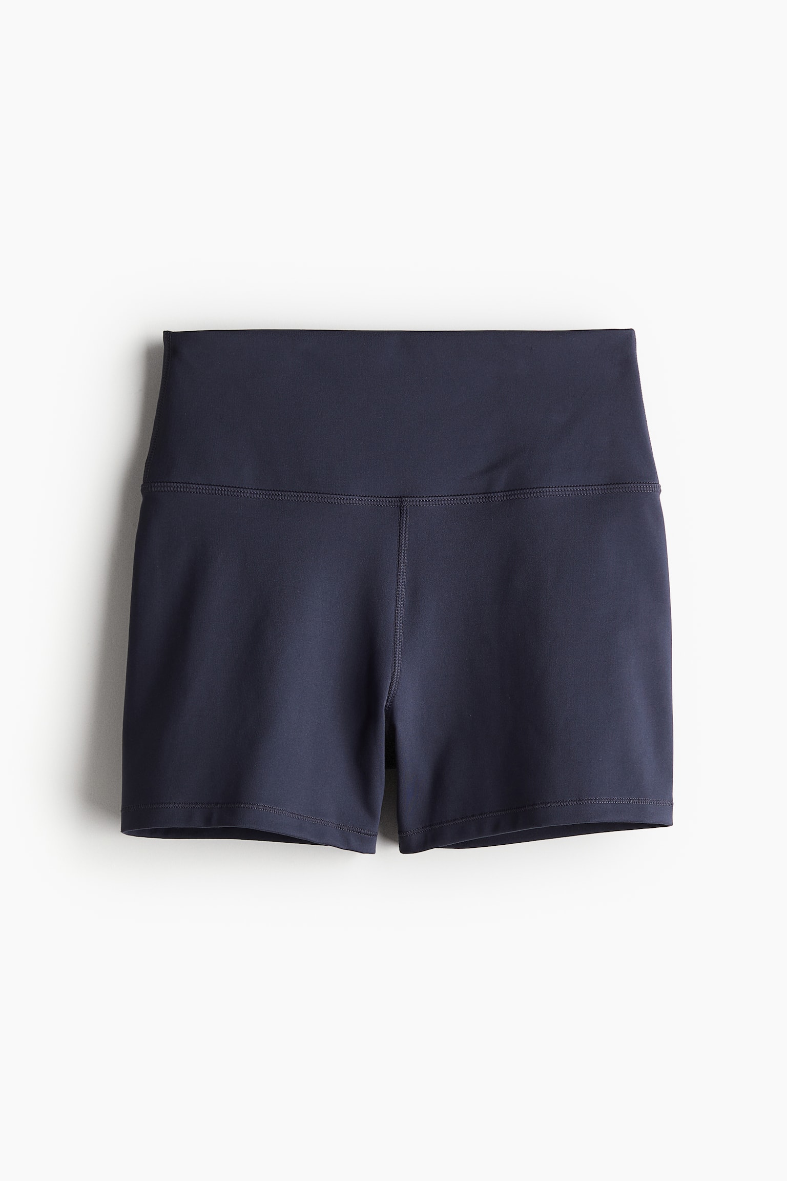 Sports hotpants in DryMove™ - Steel blue/Black/Beige - 2