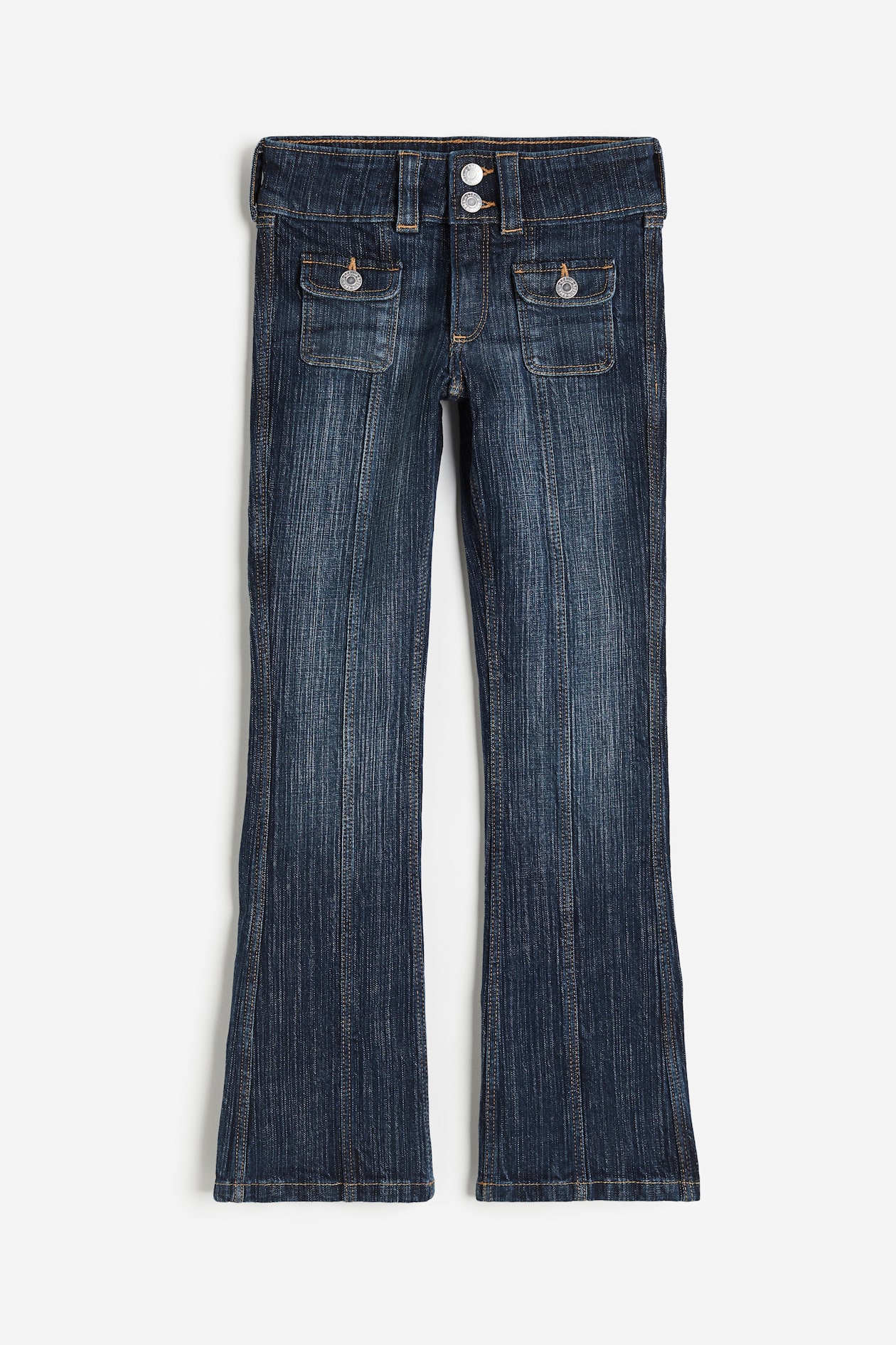 Bootcut Low Jeans Dark denim blue Kids H&M