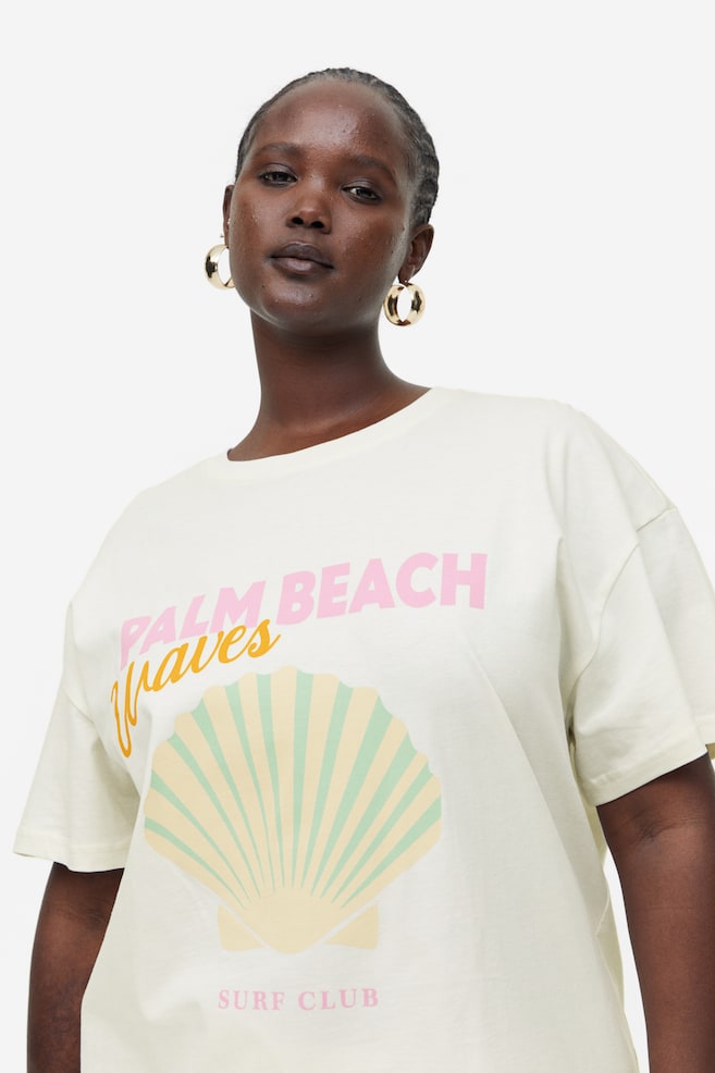 T-shirt med tryk - Creme/Palm Beach/Rosa/Laguna Beach/Mørkegrå/Park Avenue/Mørkegrøn/PRR/dc/dc/dc/dc/dc - 4