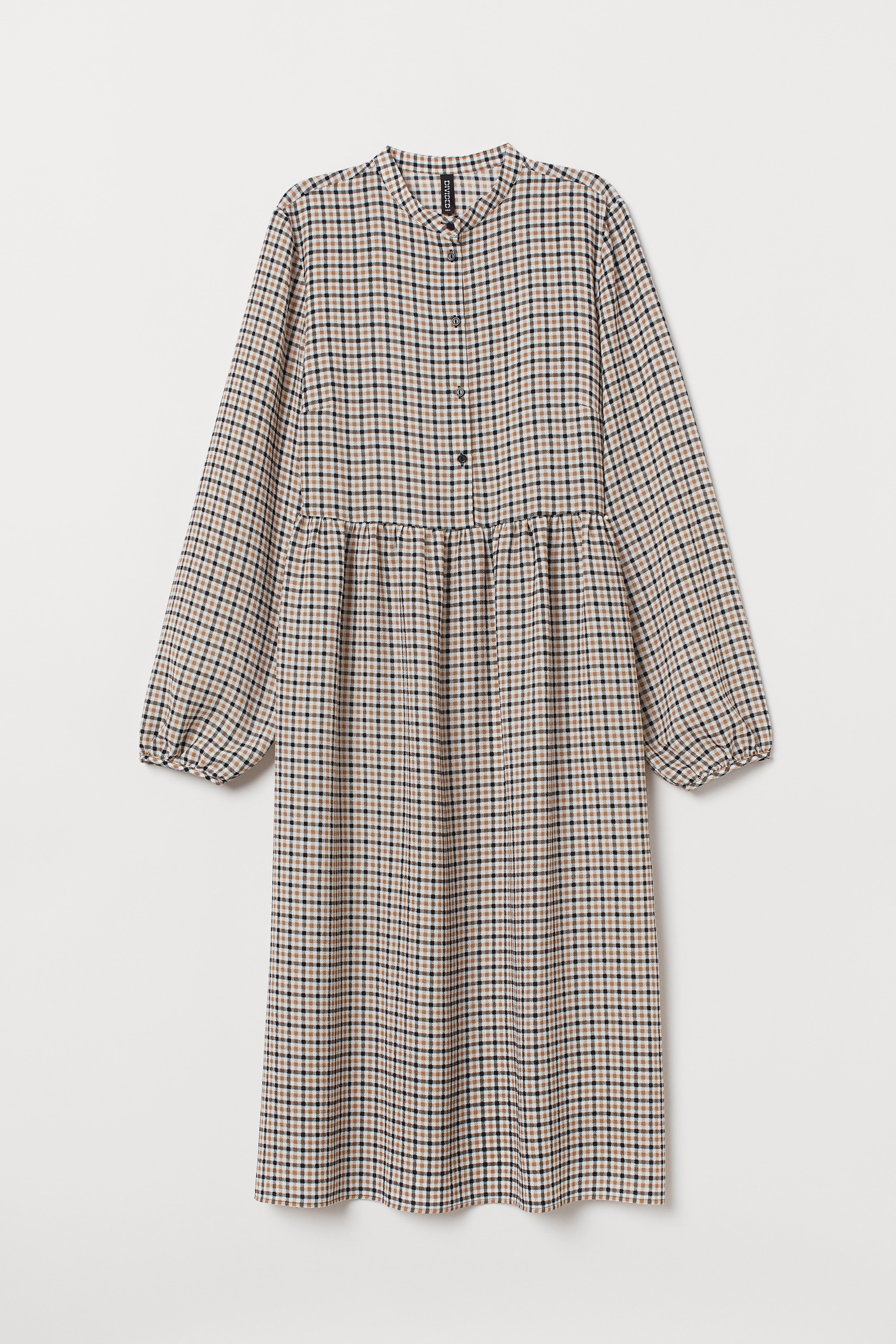 Checkered dress h&m best sale