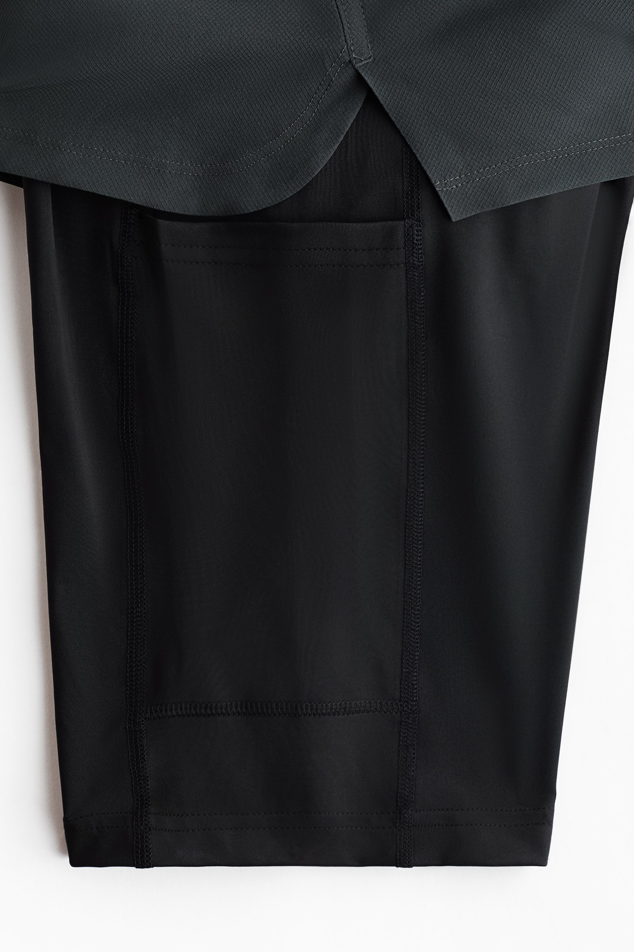 View larger image: Double-layered sports shorts with DryMove™ - Dark grey - Men | H&M IN 3