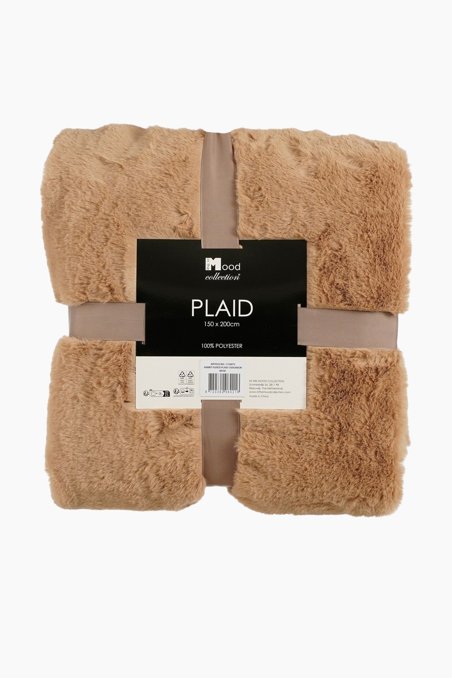 Mica Decorations - Vellón A Cuadros - Beige - size: 150x200