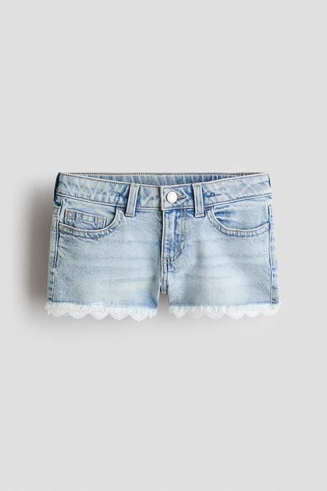 5-Pocket Denim Shorts - Light denim blue/White/Denim blue/Light khaki green/Dark denim blue/Light denim gray/Light denim blue - 1