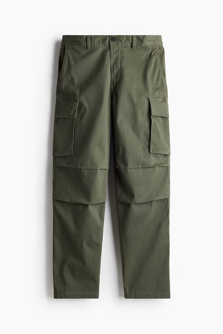 Green Cargo H And M Cargo Trousers H And M Khaki Pants Cotton
