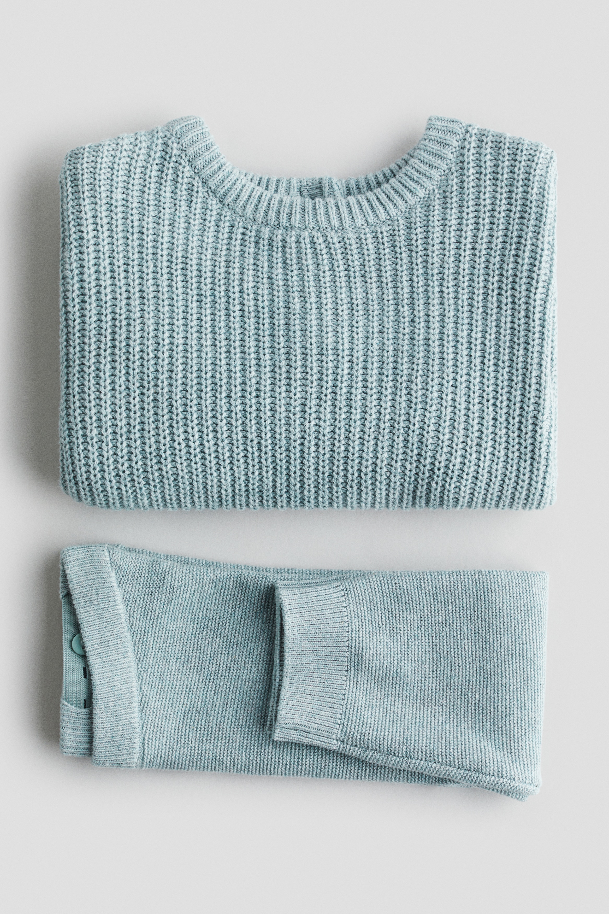 コットンニット2アイテムセット - ライトベージュ - Kids | H&M JP
