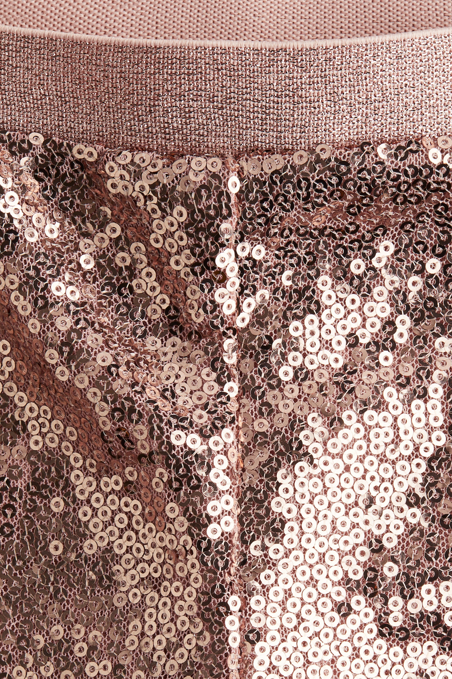 מכנסיים עם פאייטים - ורוד/שחור - 5