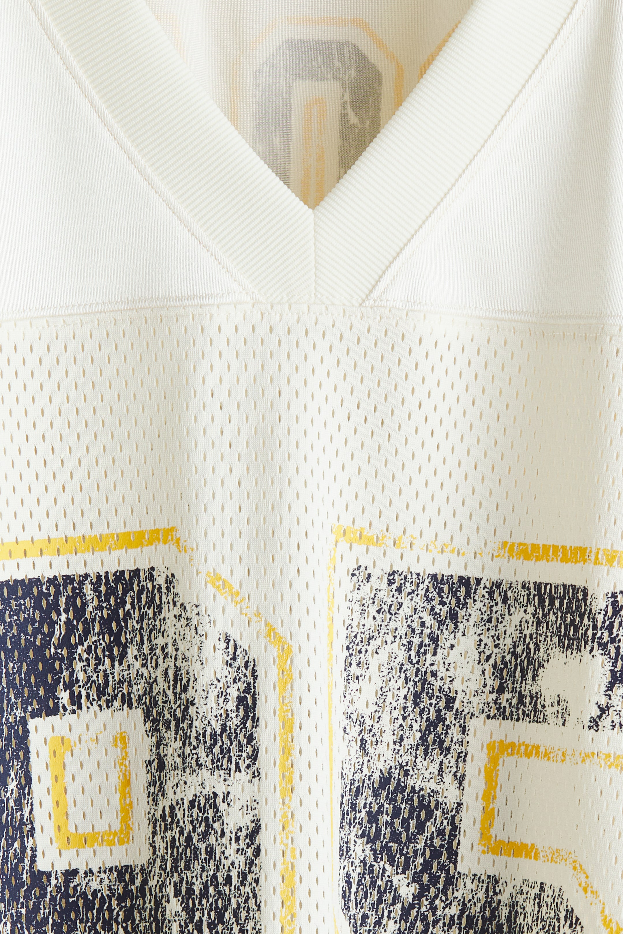 View larger image: Oversized Printed Mesh T-Shirt - White/W. Coast 95 - Men | H&M CA 3