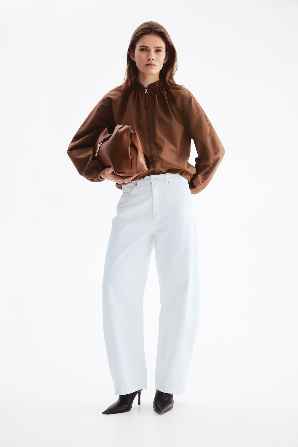Gathered Bomber Jacket - image 5