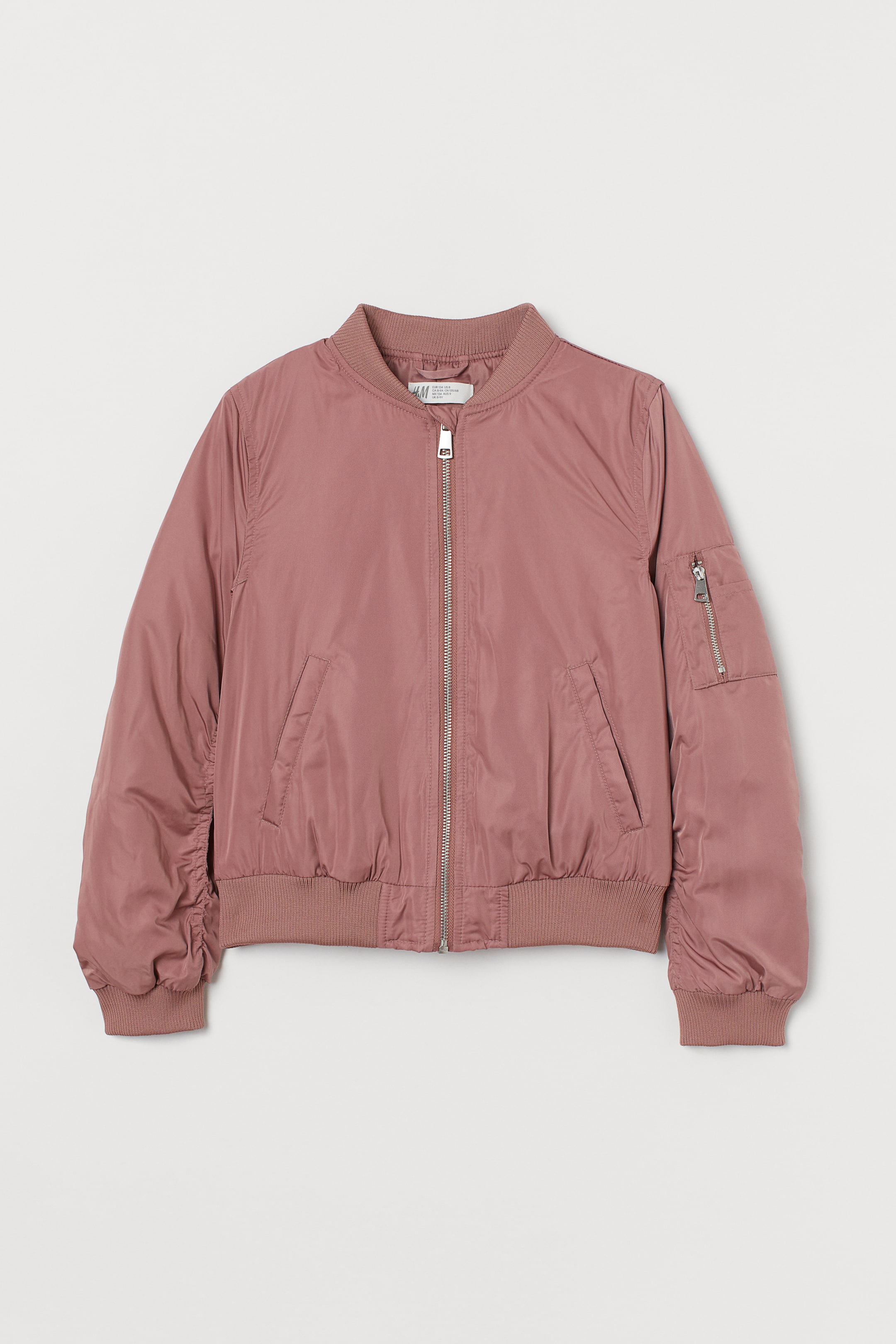 Printed bomber jacket