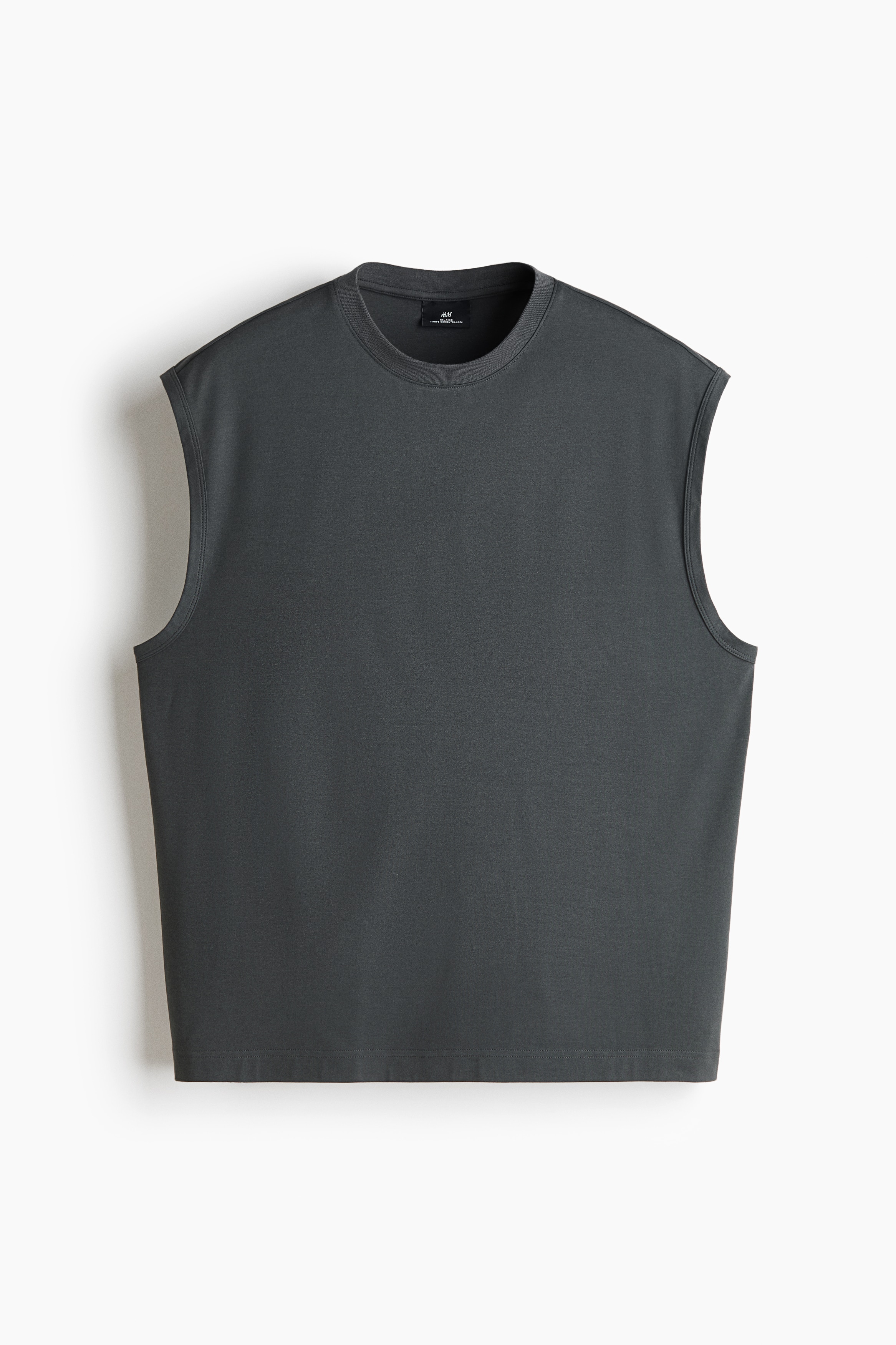 Débardeur décontracté - Gris foncé/Noir/Crème