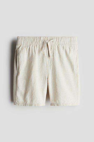 リネンブレンドショートパンツ