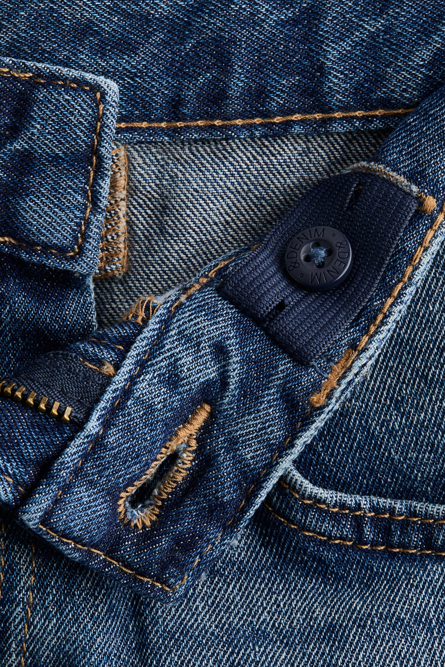 Loose-fit denim shorts - Denim blue/Denim black - 2