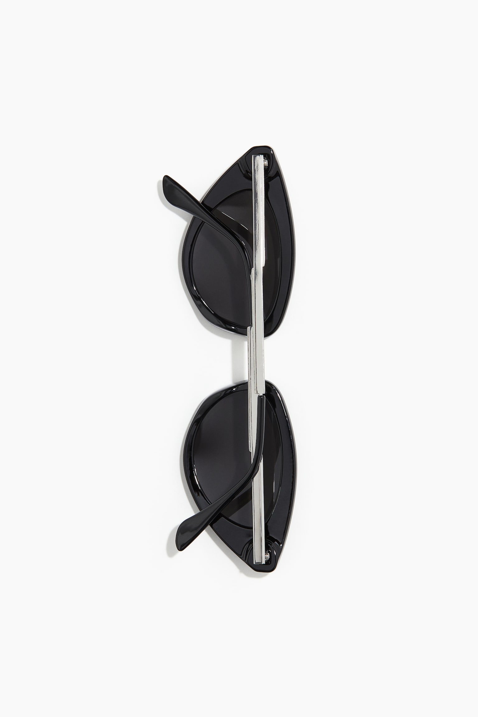 Cat-eye sunglasses - Black/Silver-coloured - 2