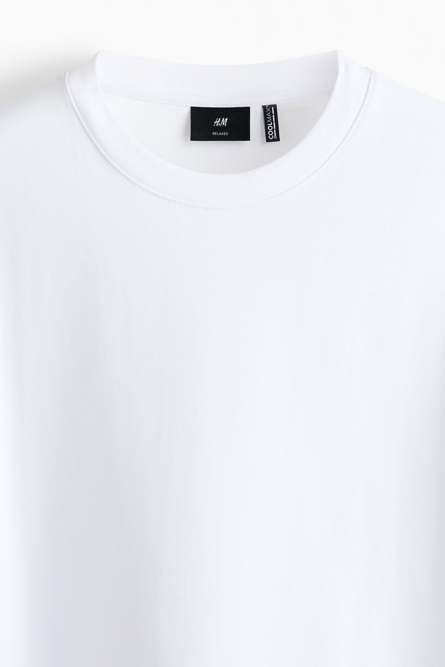Majica Relaxed Fit COOLMAX®-Bela - 5
