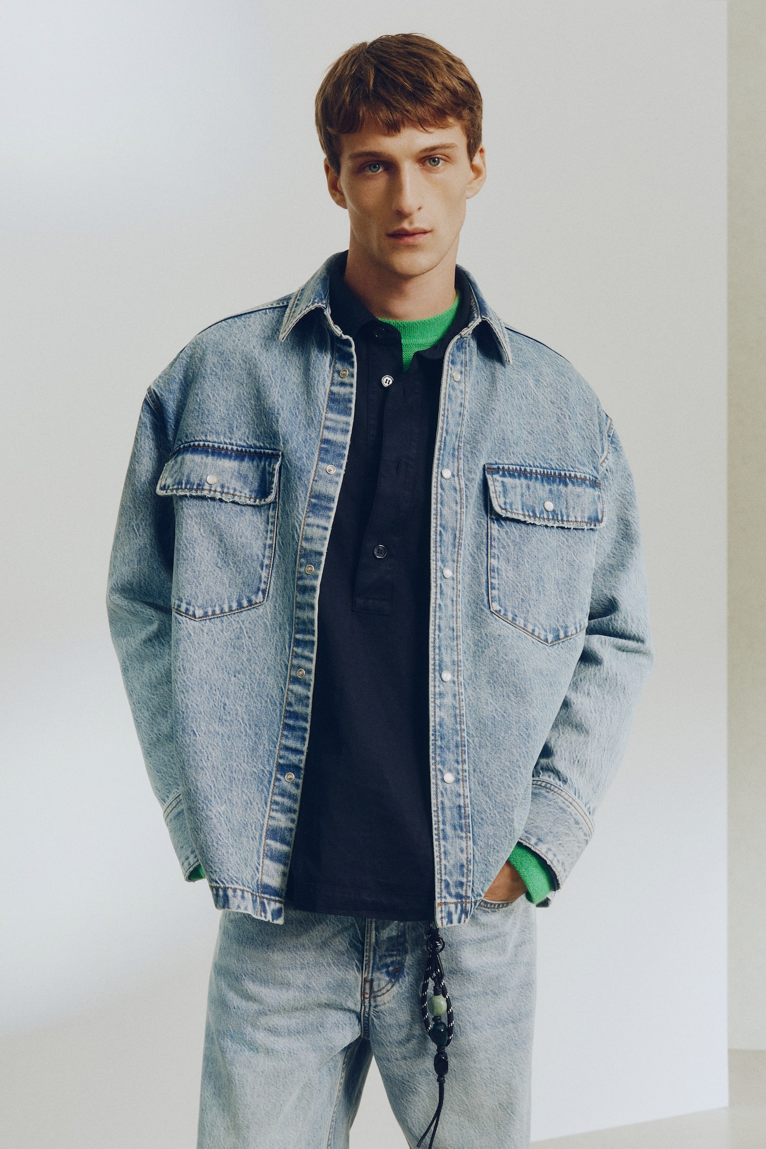 Regular Fit Denim shirt - Denim blue - 3