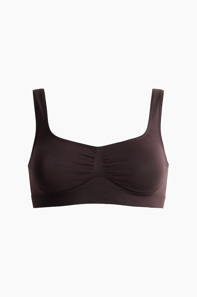 Soft-BH Seamless - Dunkelbraun/Hellrosa - 1