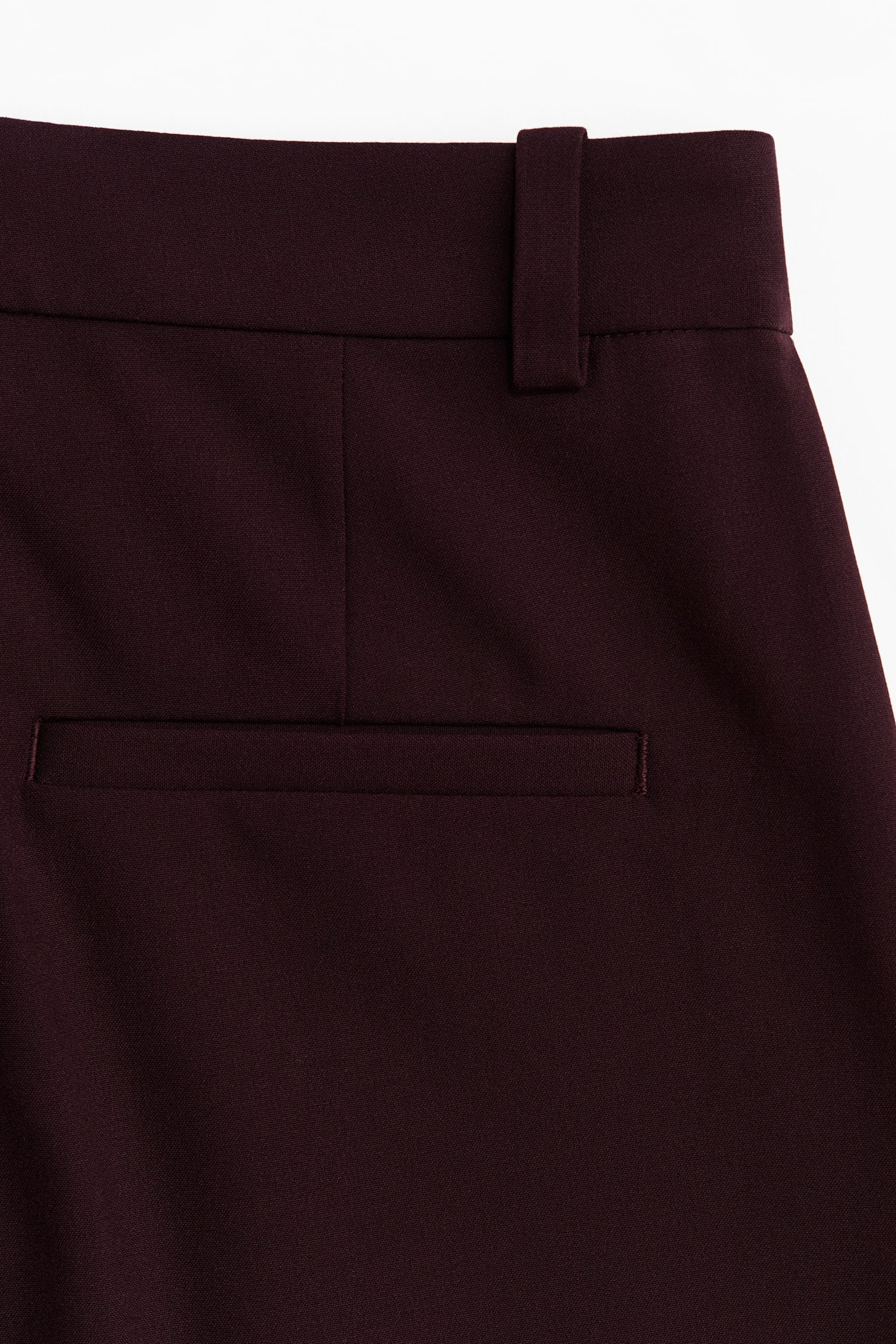Wide tailored trousers - Burgundy/Dark grey/Checked/Black/Dark brown - 2