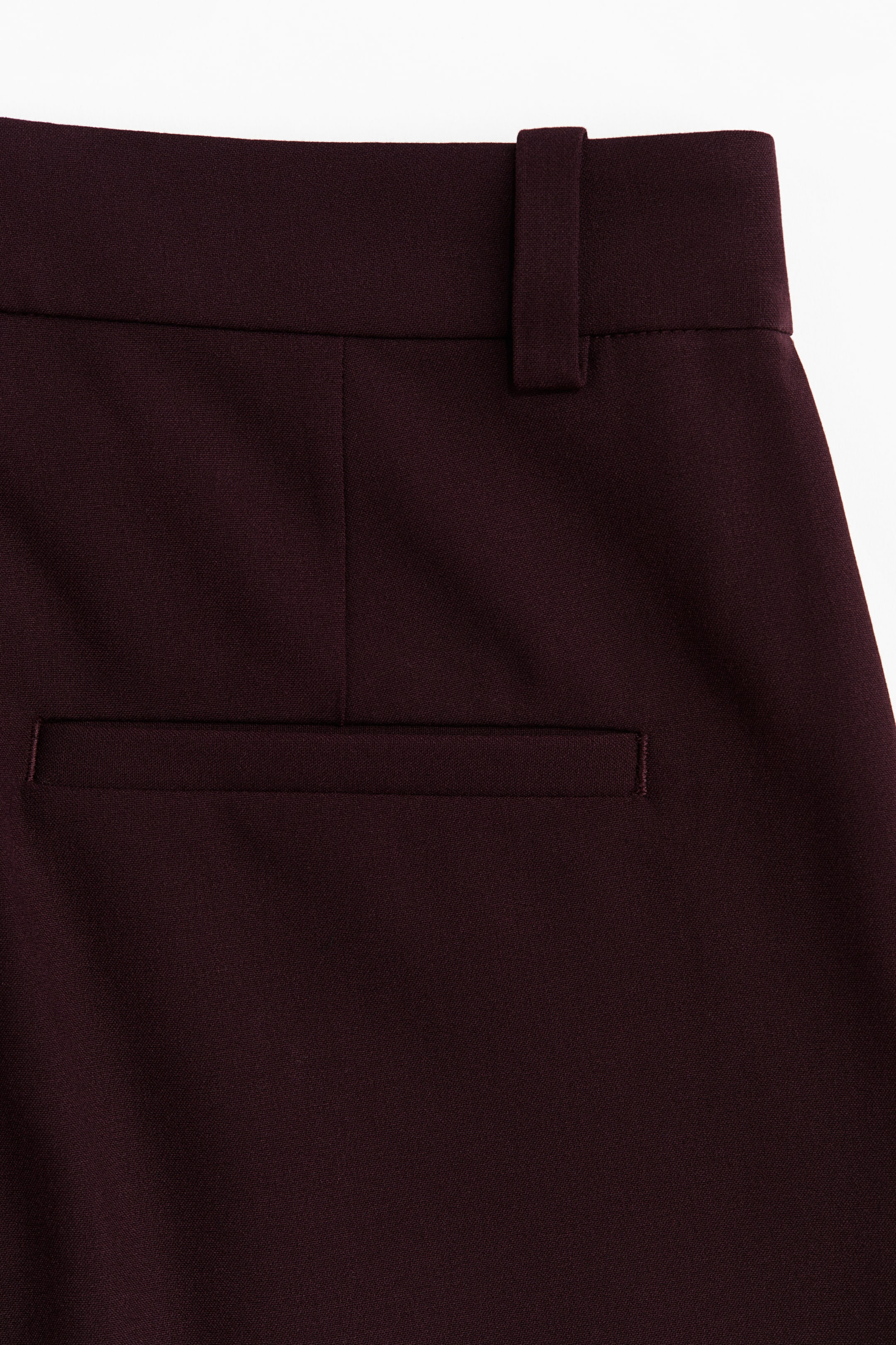 View larger image: Wide-Leg Dress Pants - Burgundy - Ladies | H&M US 2