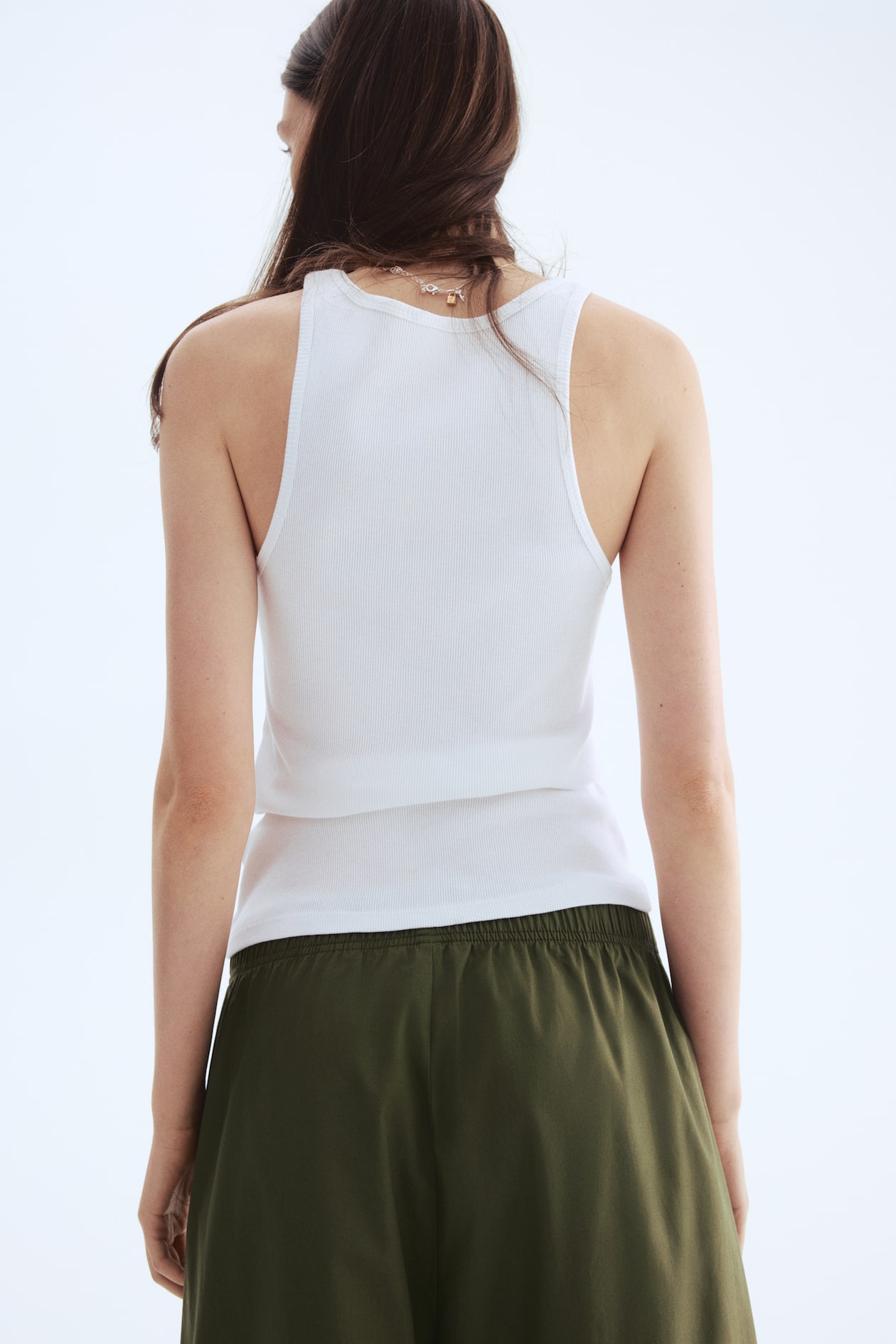 Ankle-Length Cotton Pants - image 4