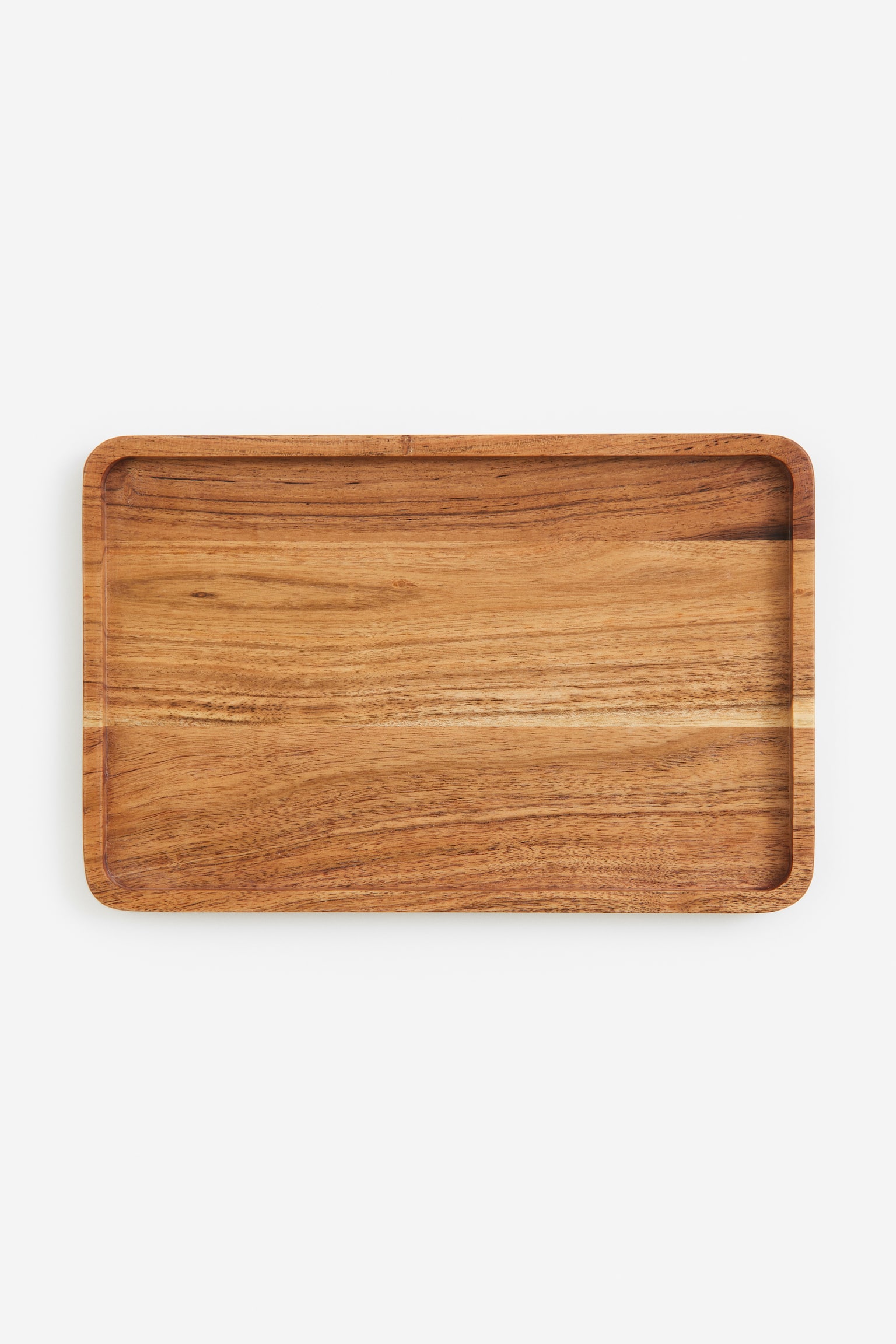 Wooden tray - Wood/Acacia wood/Black - 1