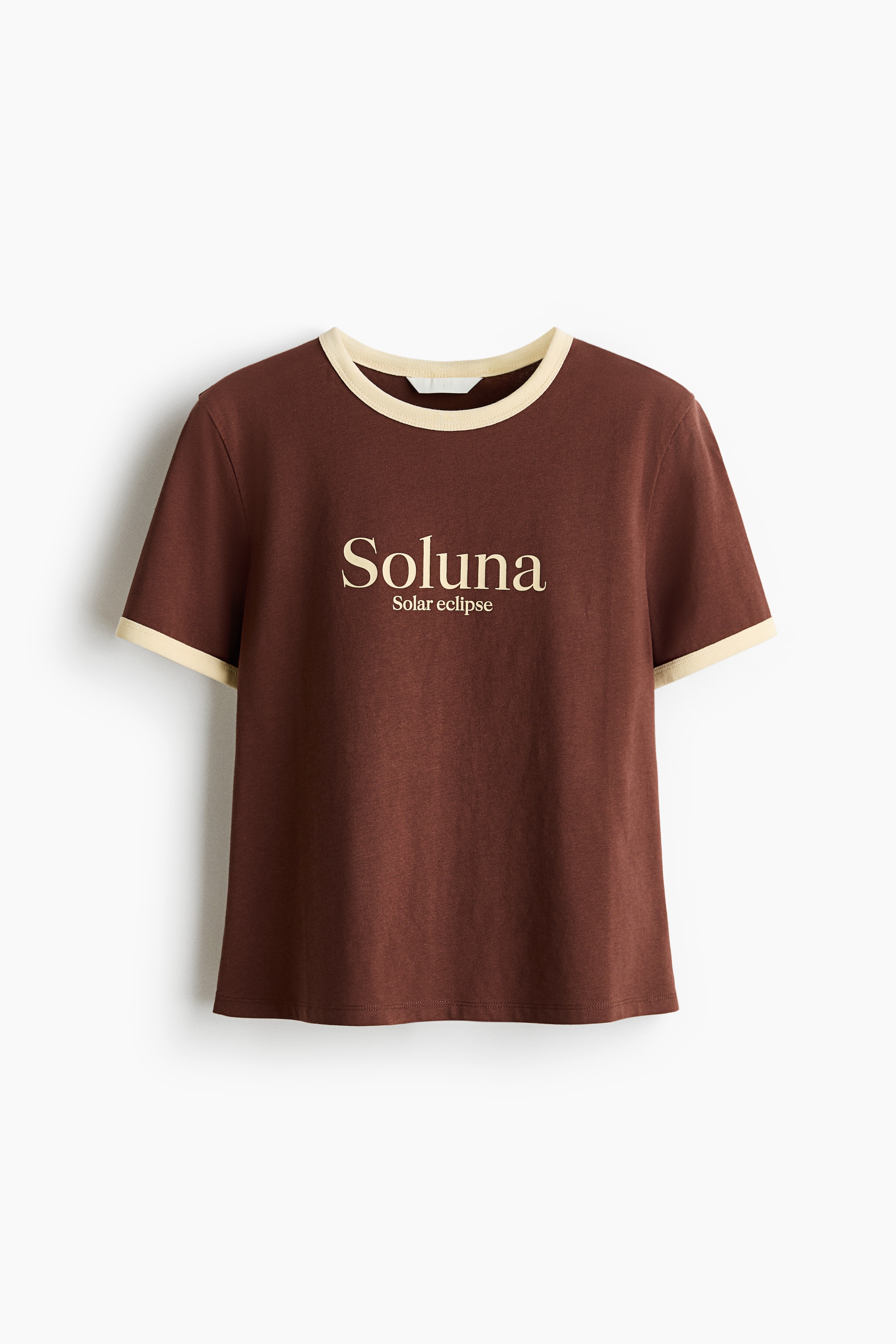 Print-motif cotton T-shirt - Brown/Soluna/Olive green/Tropic/Light yellow/Solar/Light beige/Banana/White/Lunaria/Light turquoise/La Spezia