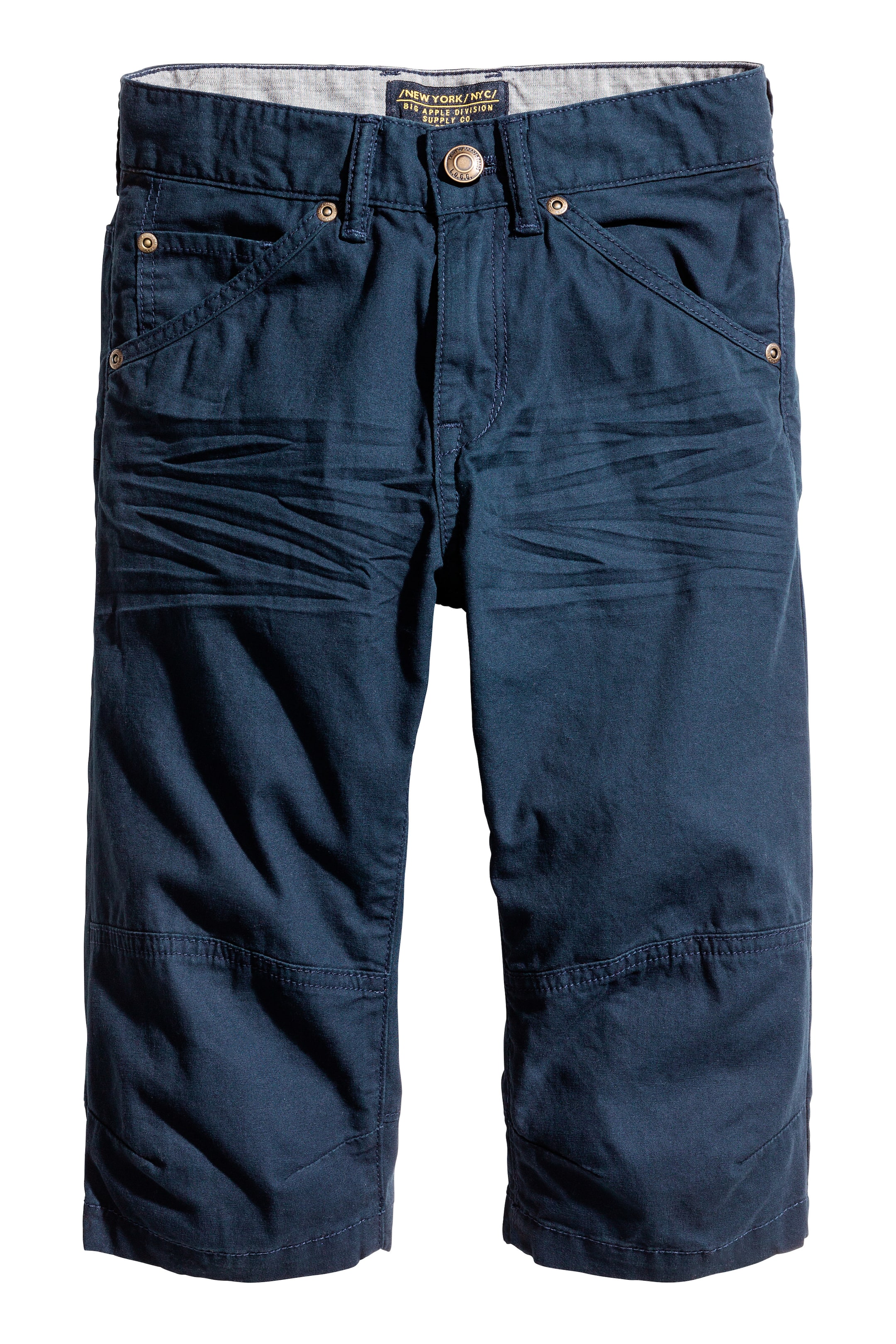 View larger image: Knee-length shorts - Dark blue - Kids | H&M GB 1
