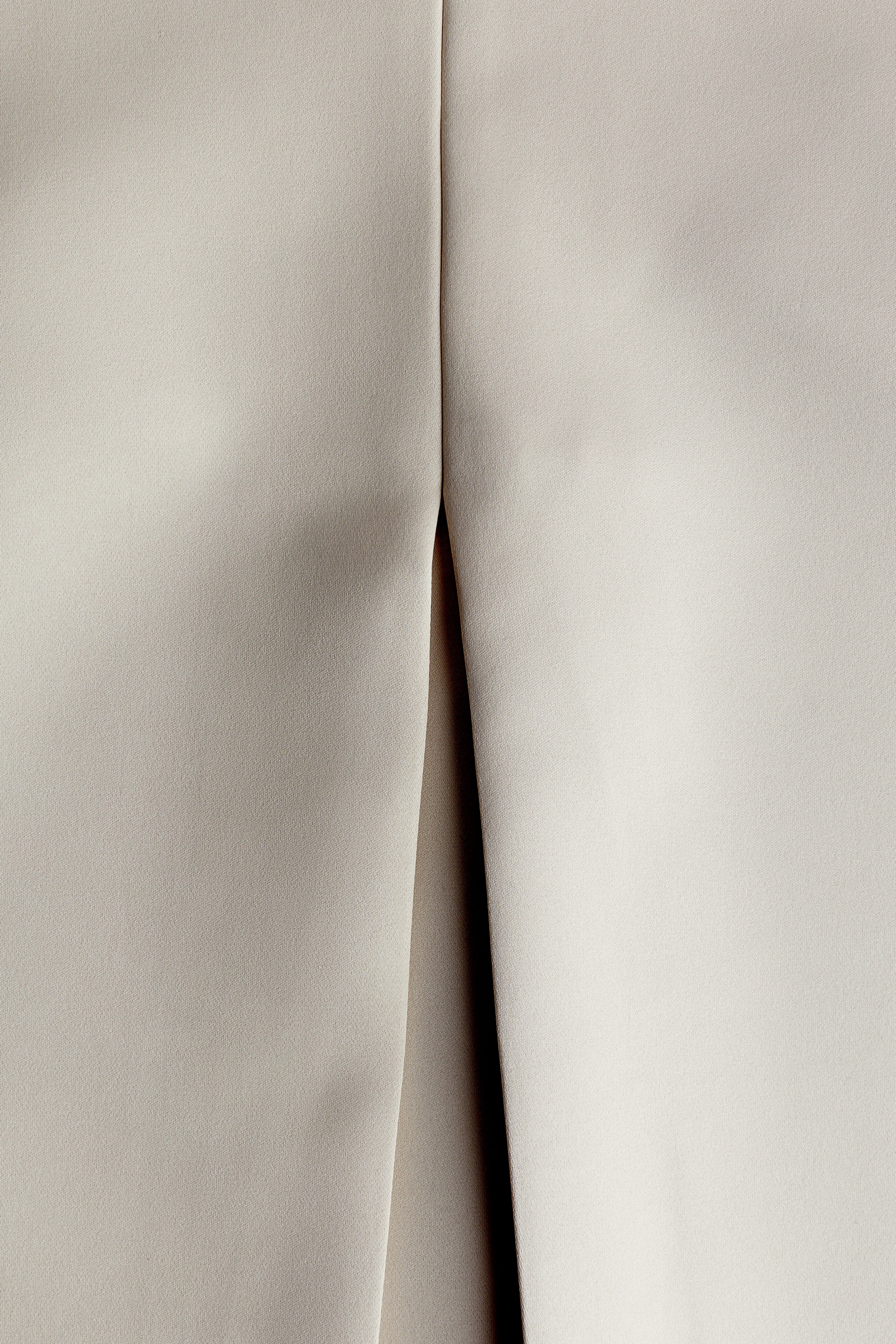 Jupe Beige H&M Taille EU 34 (UK 6) - Coton/élasthanne Genoux - Occasion Très Bon état