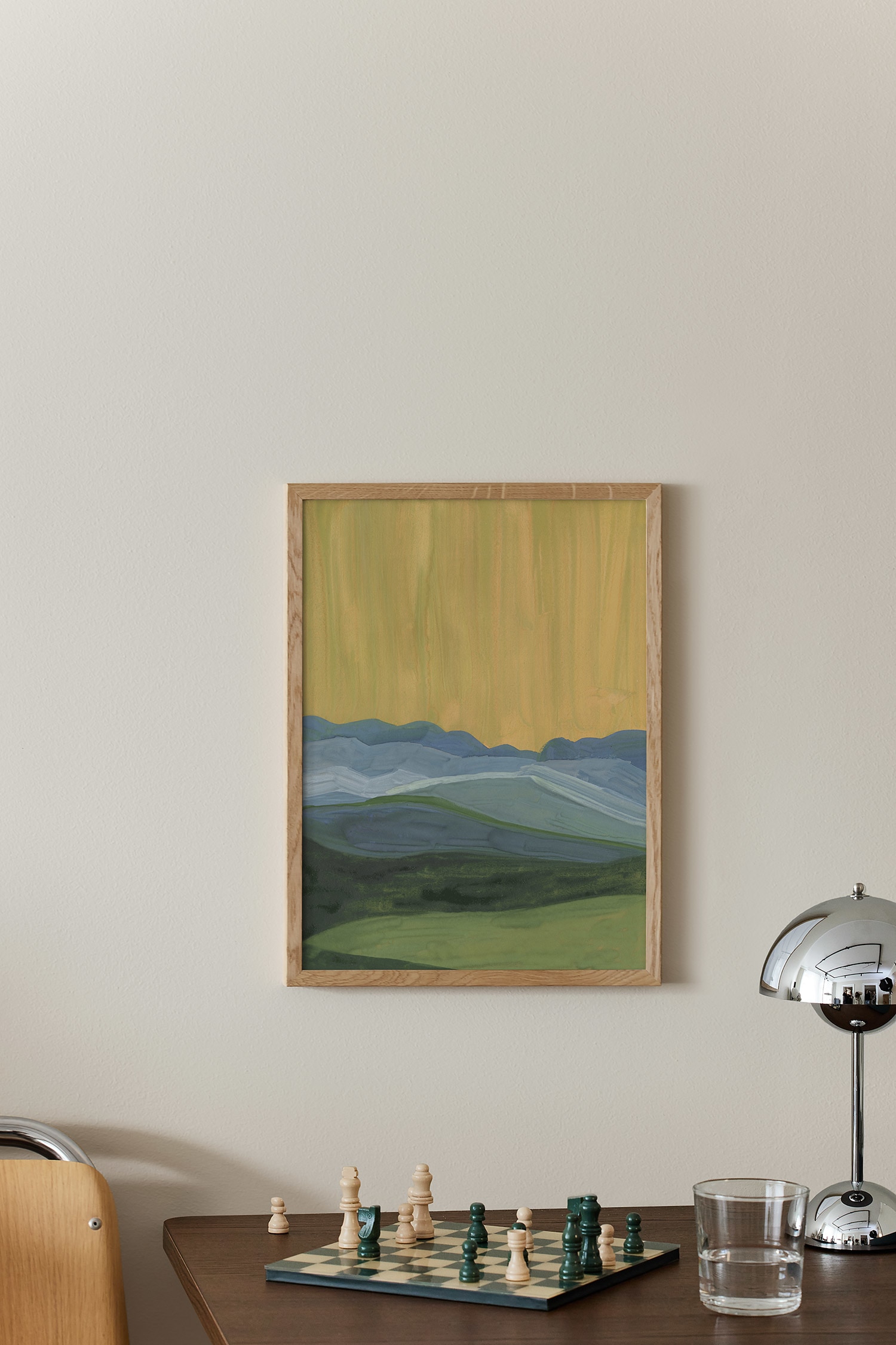 Landscapism Plakat-Blå/grøn