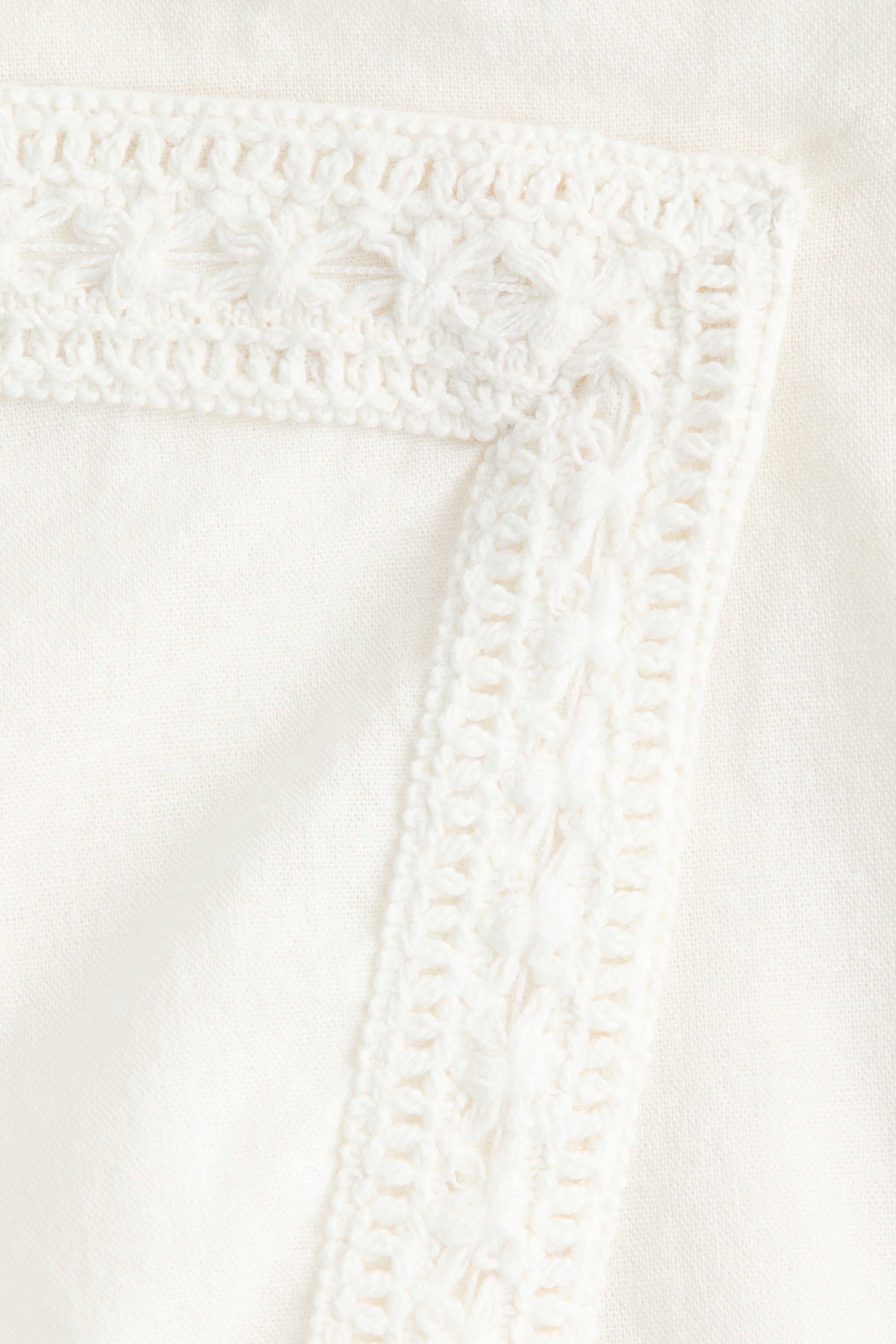 Linen-Blend Beach Skirt