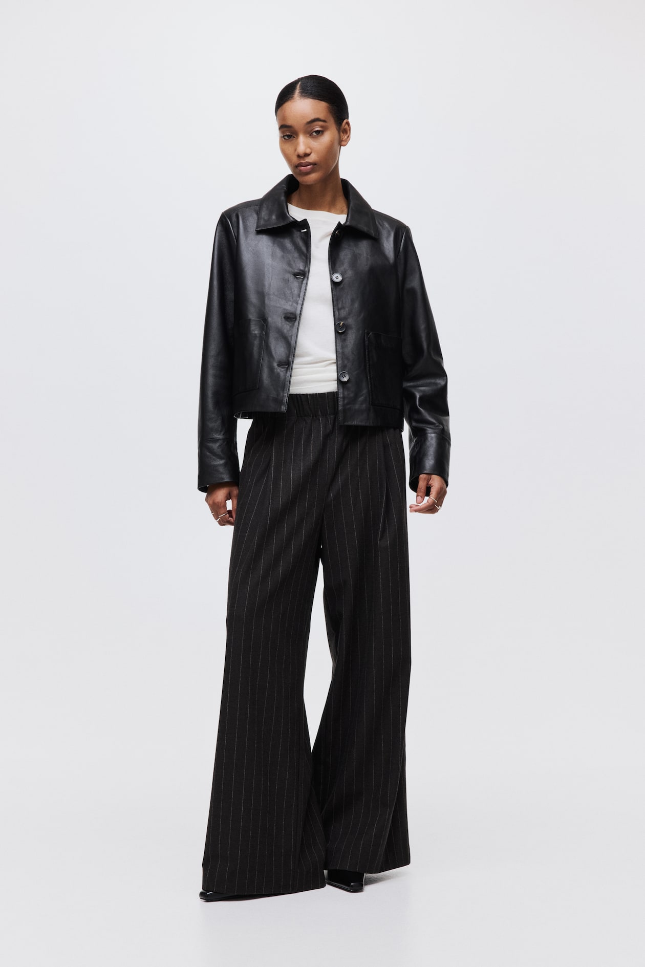 Wide-Leg Pull-On Pants - image 3