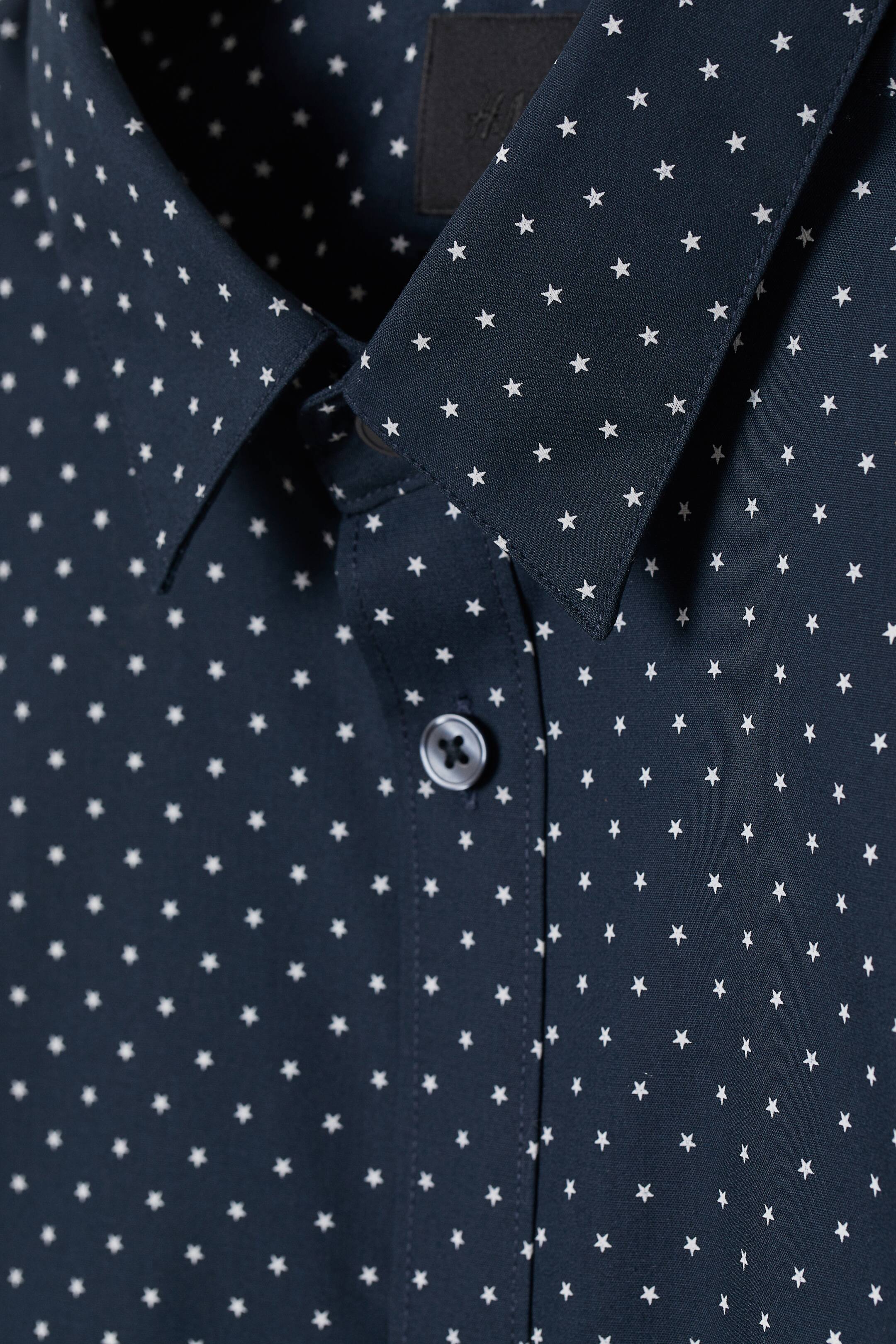 Camicia a Maniche Lunghe da Uomo - Slim Fit con Dettaglio a Righe