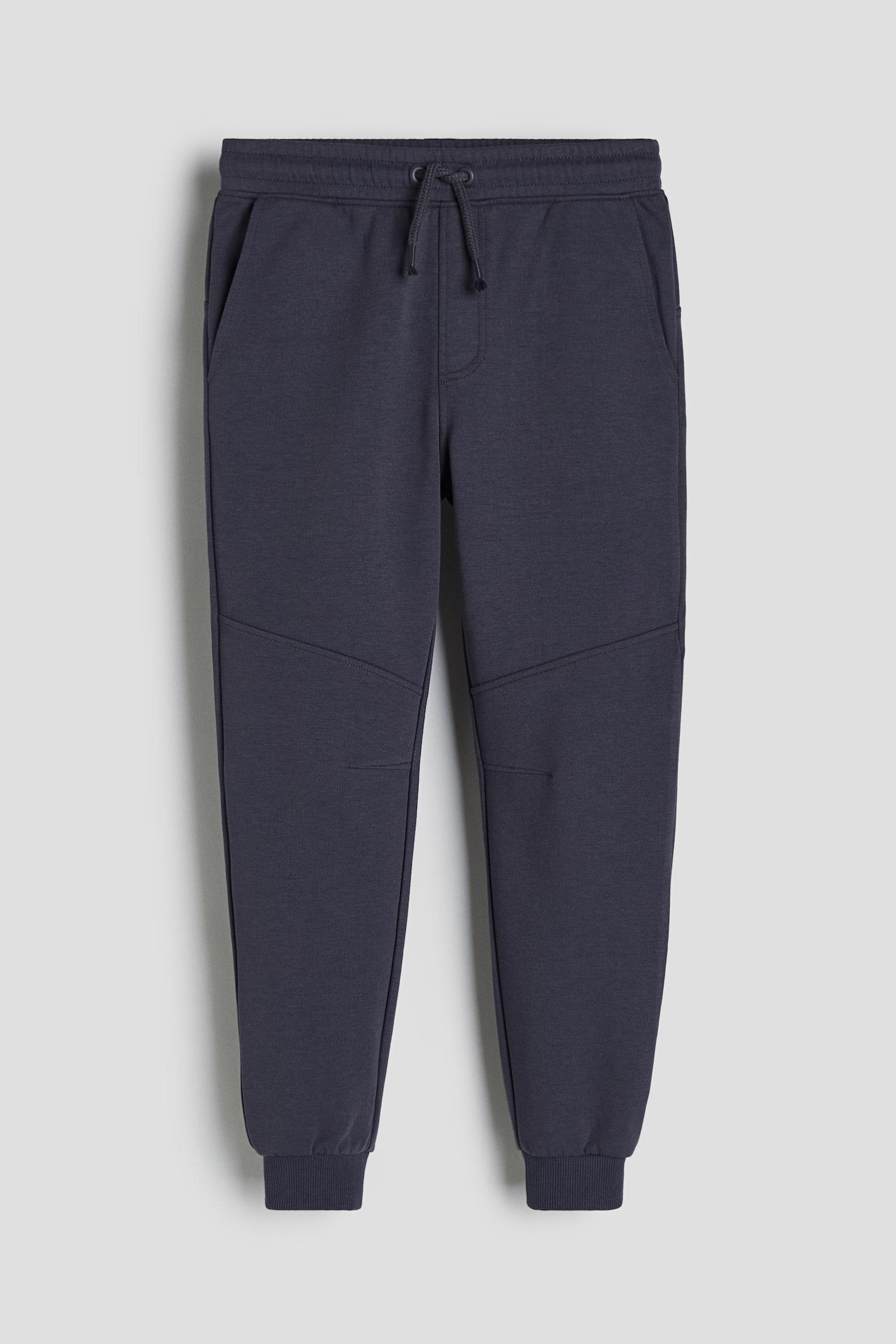 Interlock Jersey Joggers - Dark grey/Dusty blue - 1