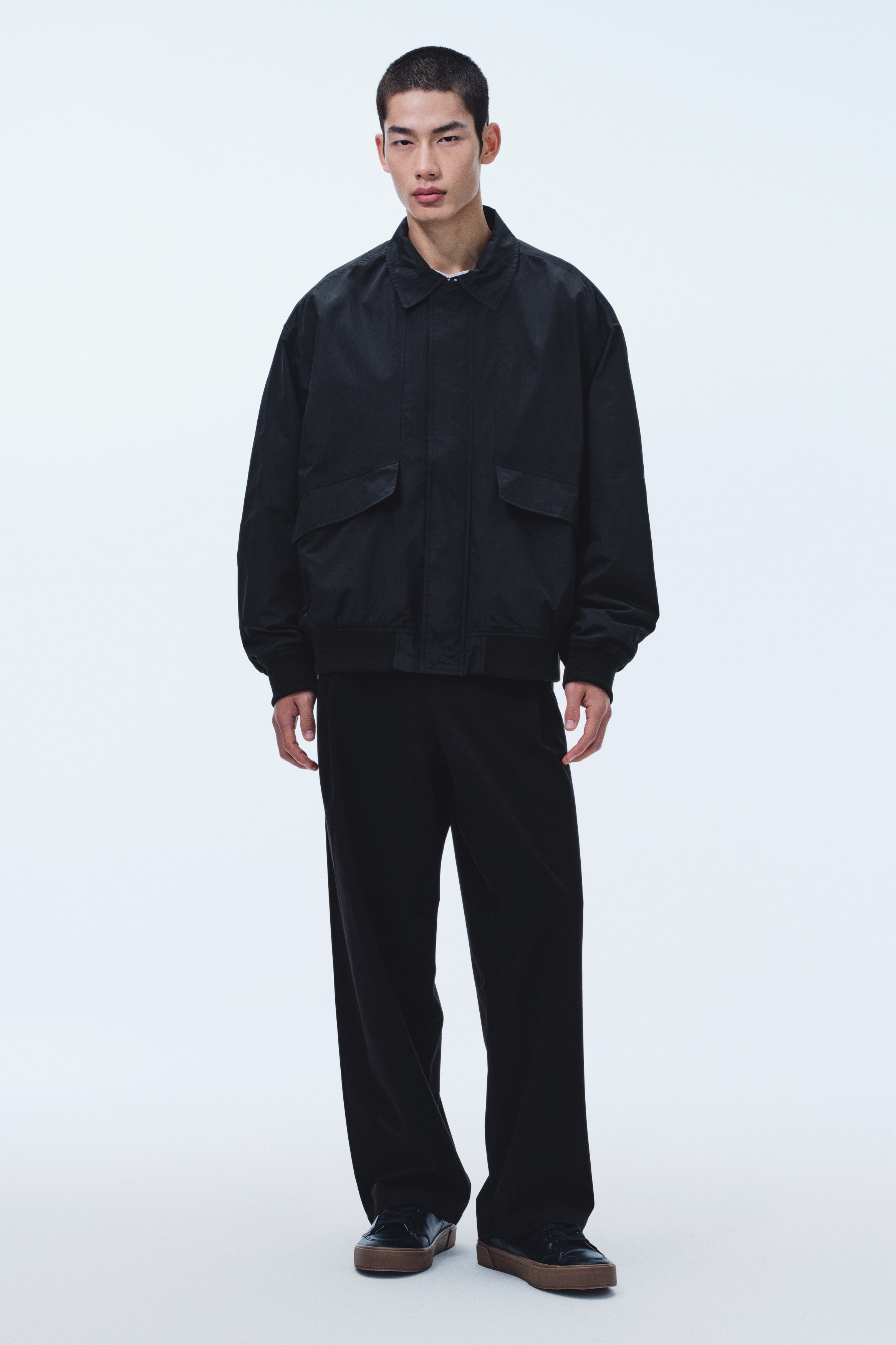 ウォーターリペレント コーチジャケット - ブラック - Men | H&M JP