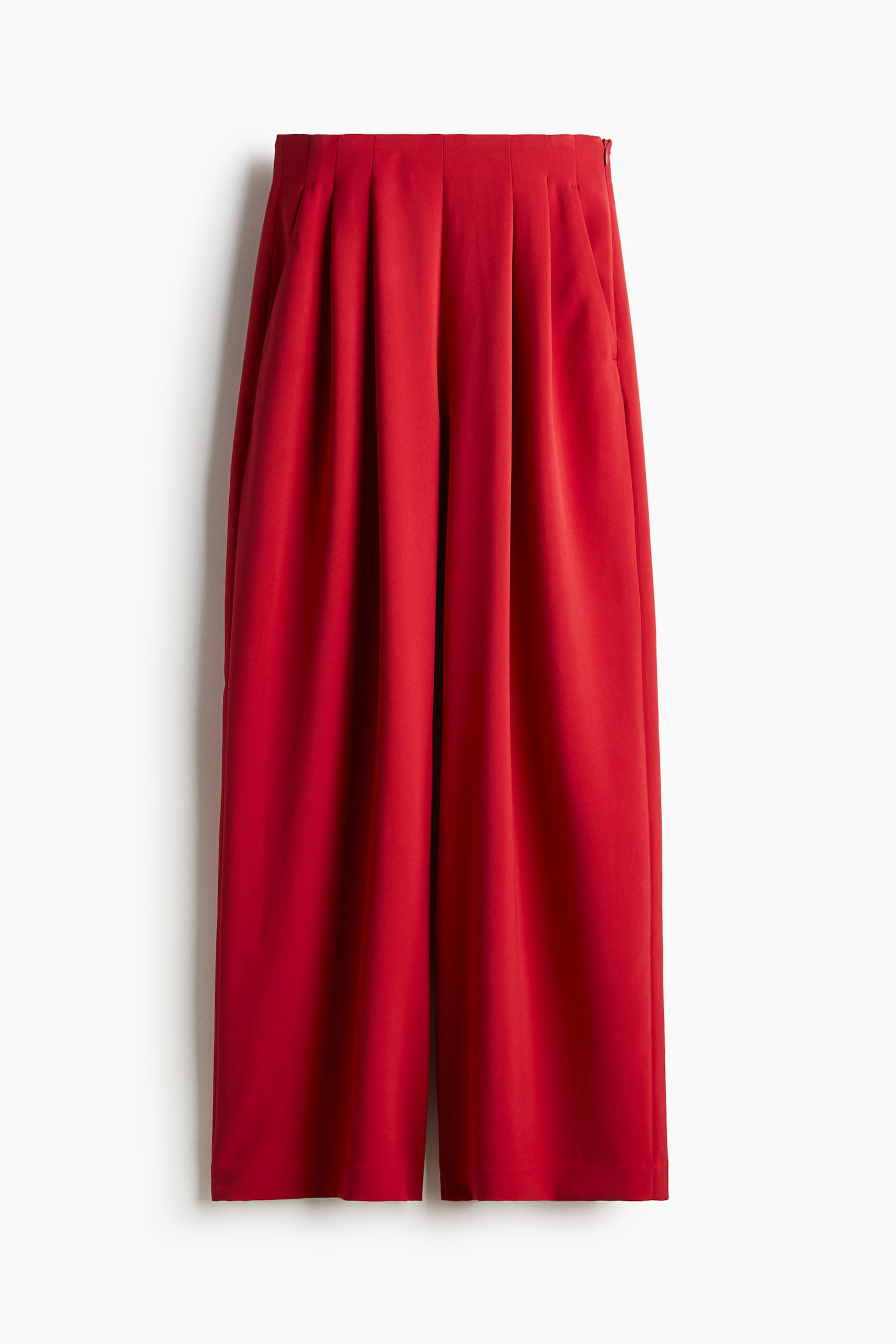 Wide trousers - Red/Black/Cream - 2