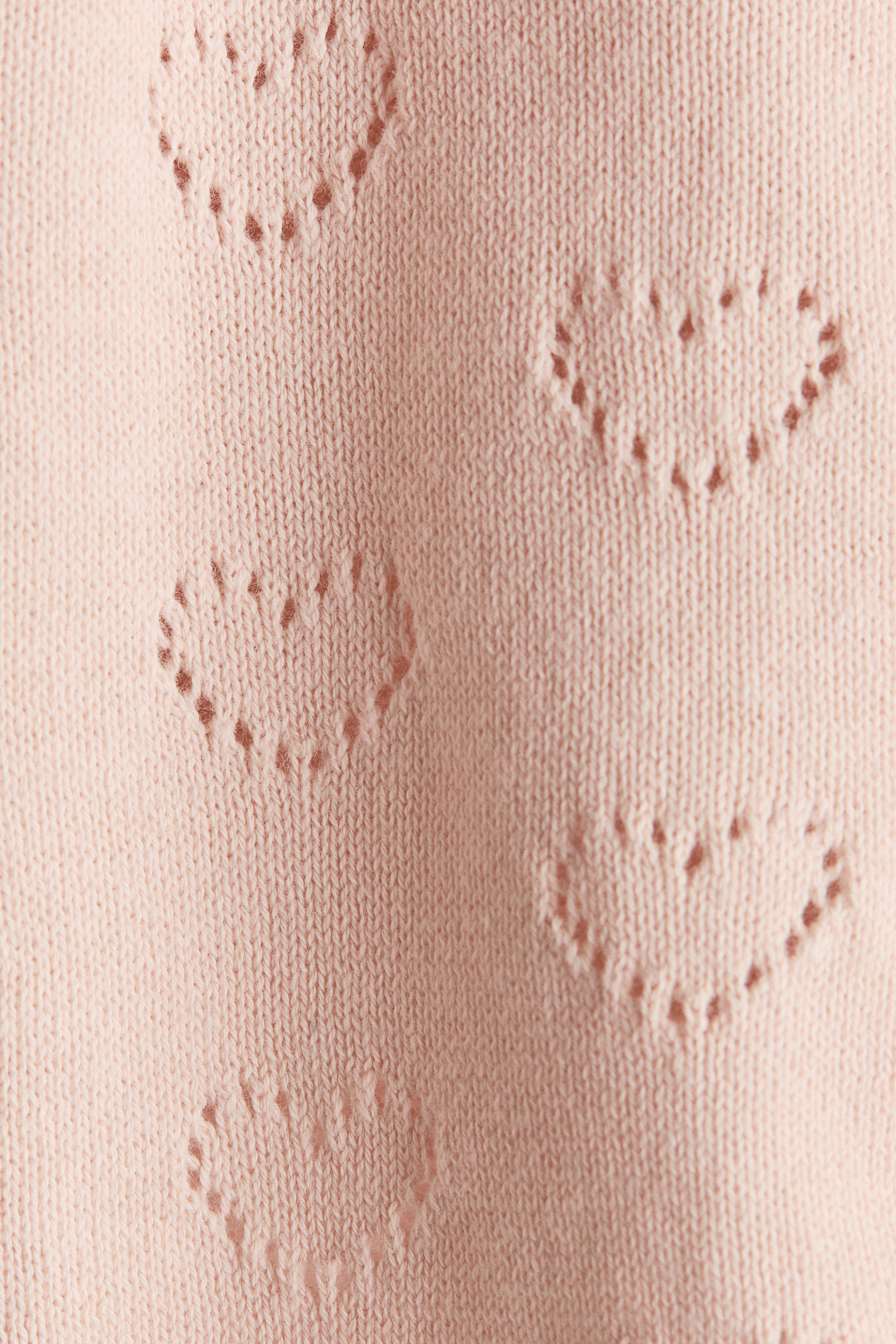 Cotton Pointelle Cardigan