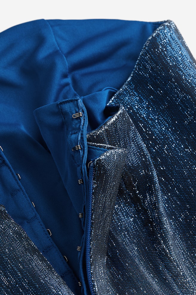 Robe bandeau scintillante - Bleu - 5