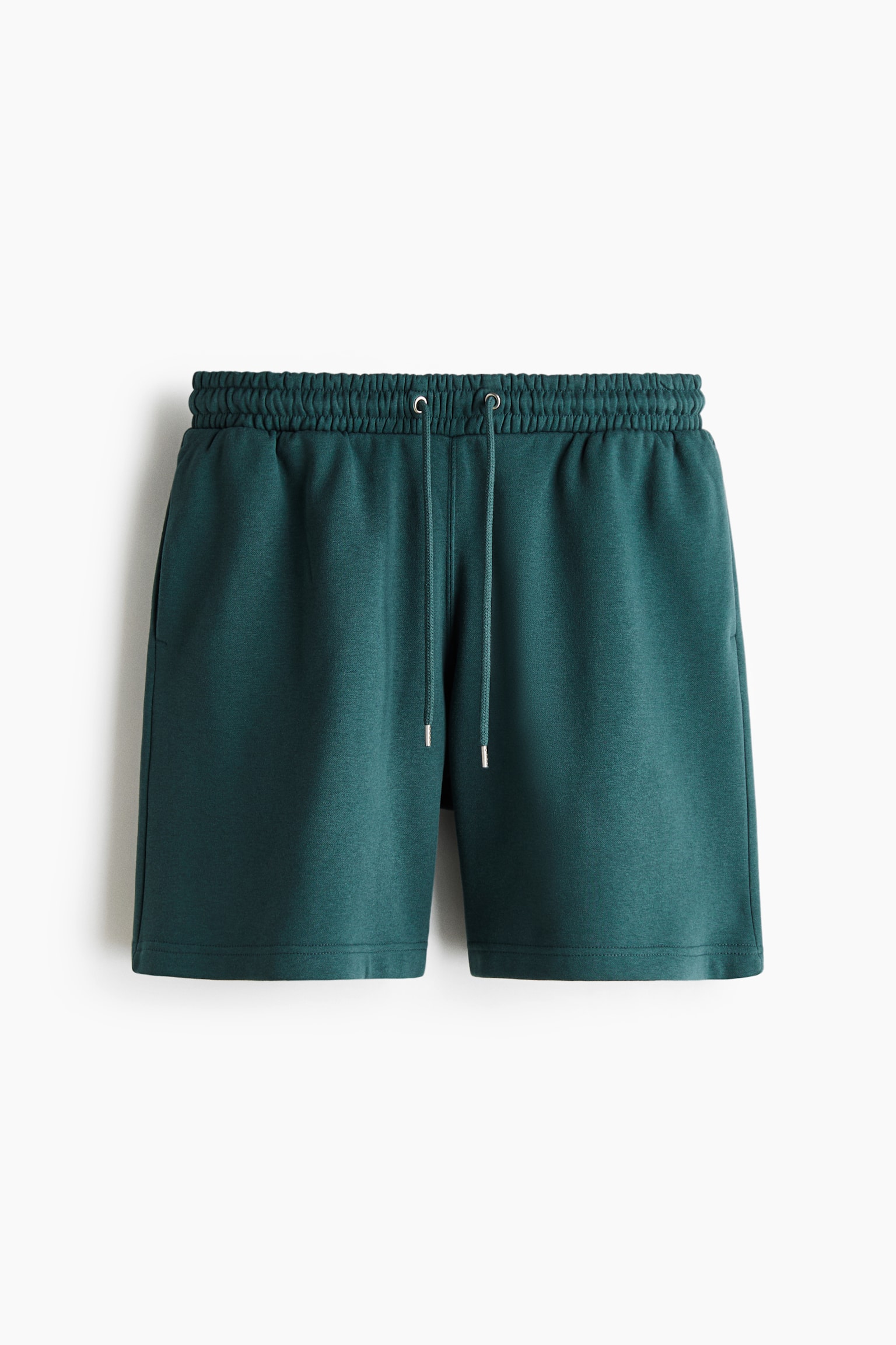 Regular-Fit Shorts - Dark teal/Light gray melange/Dark brown
