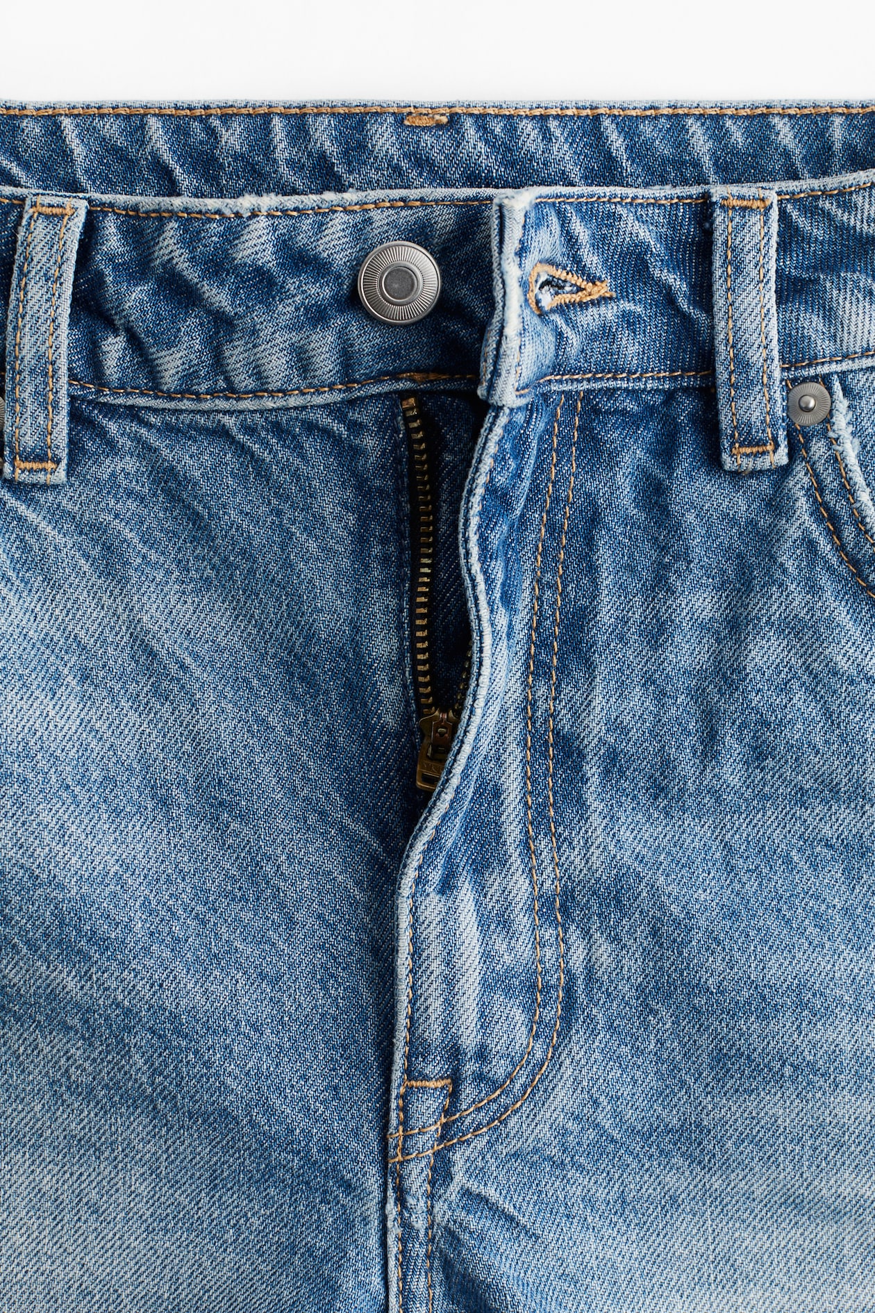 High Denim Shorts - image 4