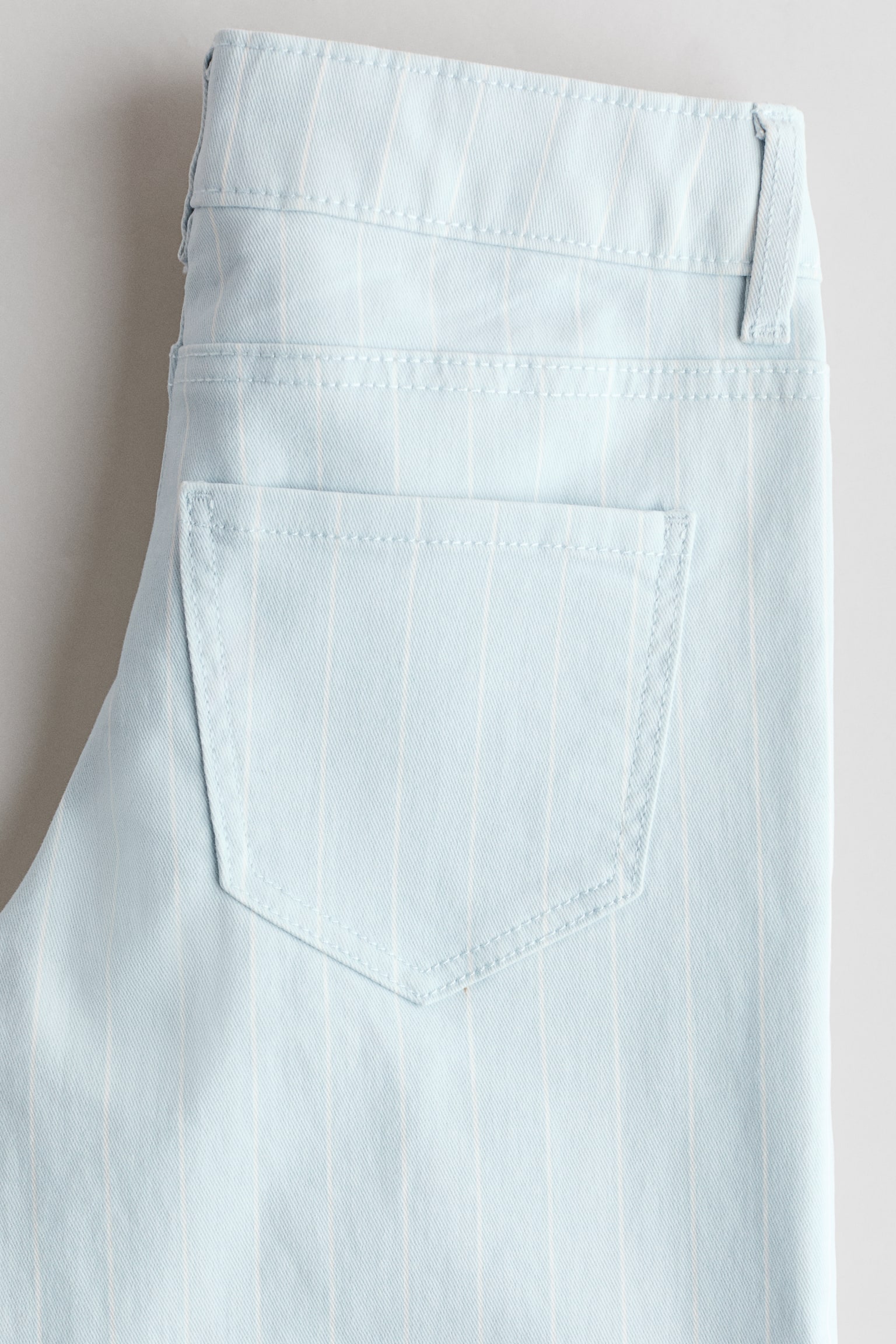 Pantaloni in twill con gamba ampia - Turchese chiaro/gessato/Verde salvia chiaro/Rosa chiaro - 2