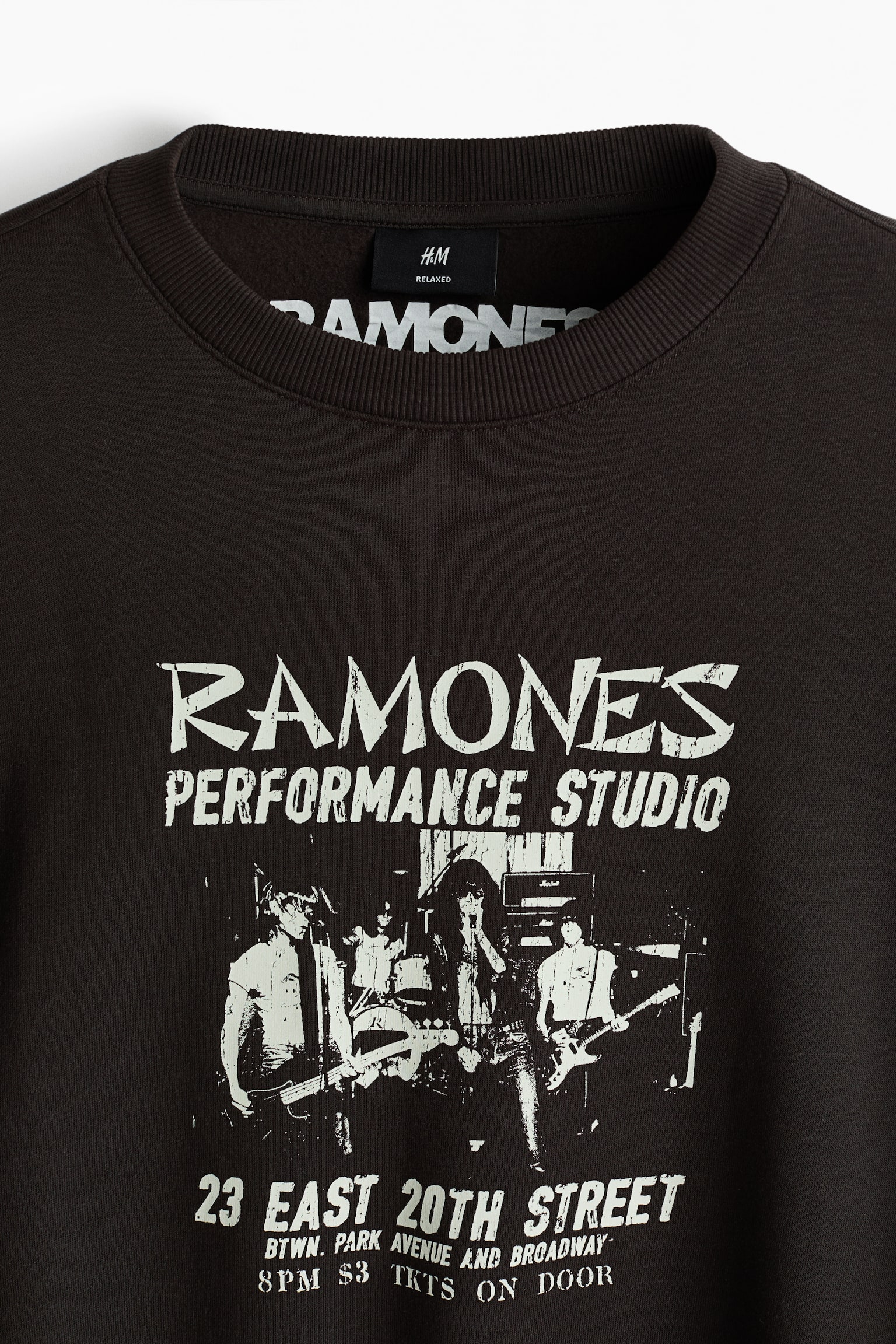 Loose Fit Sweatshirt - Dark brown/Ramones/Grey marl/Snoopy/White/Katsushika Hokusai/Light beige/Keith Haring - 4