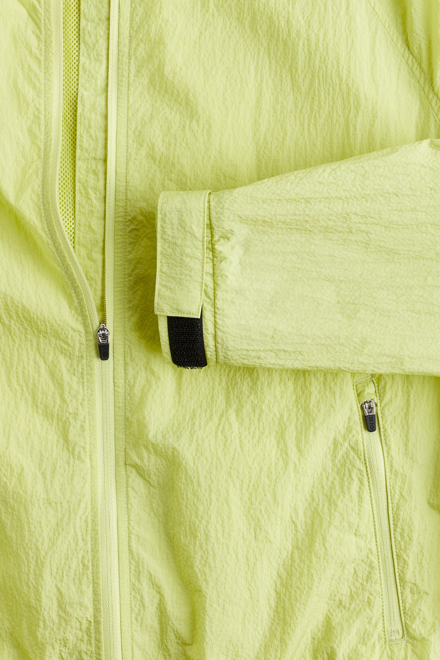 Hooded Running Jacket - Neon green - 6