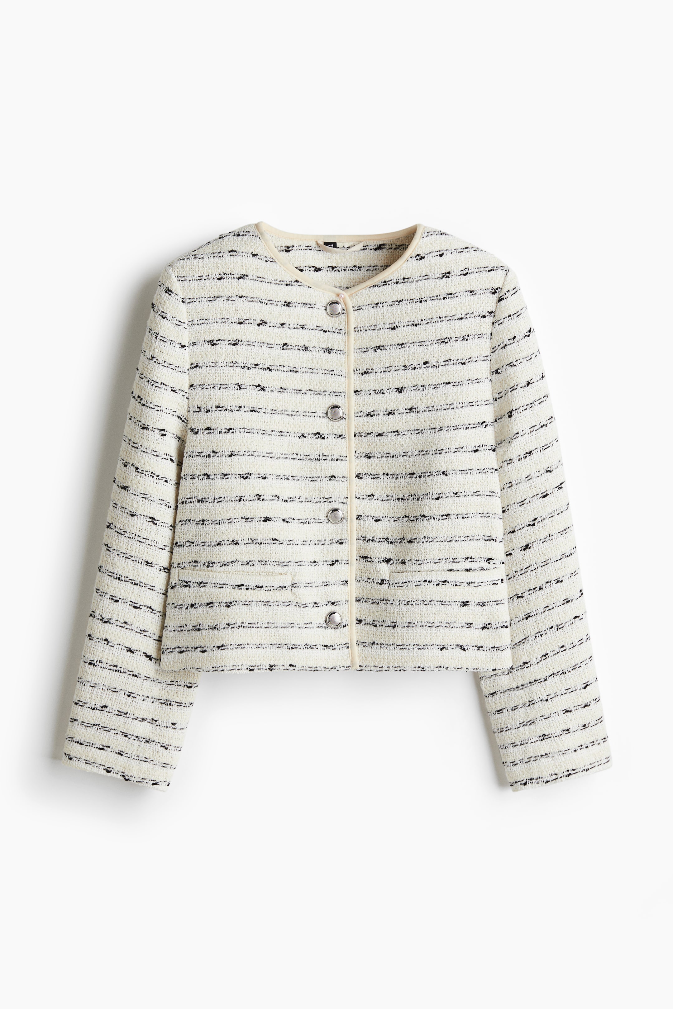 Textured-Weave Jacket