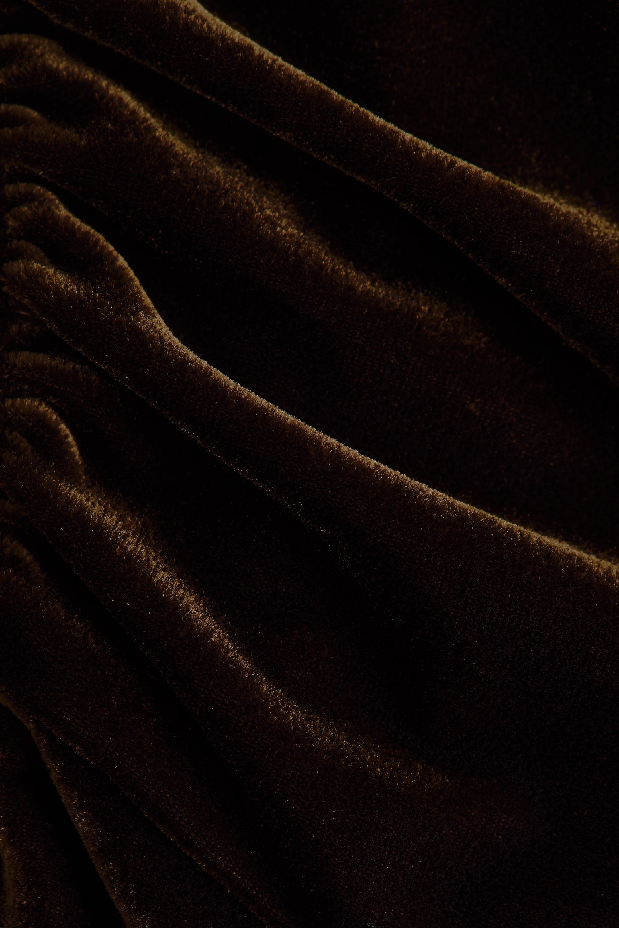 Ampliar la imagen: Velour halterneck jumpsuit - Dark golden olive - Ladies | H&M MX 6