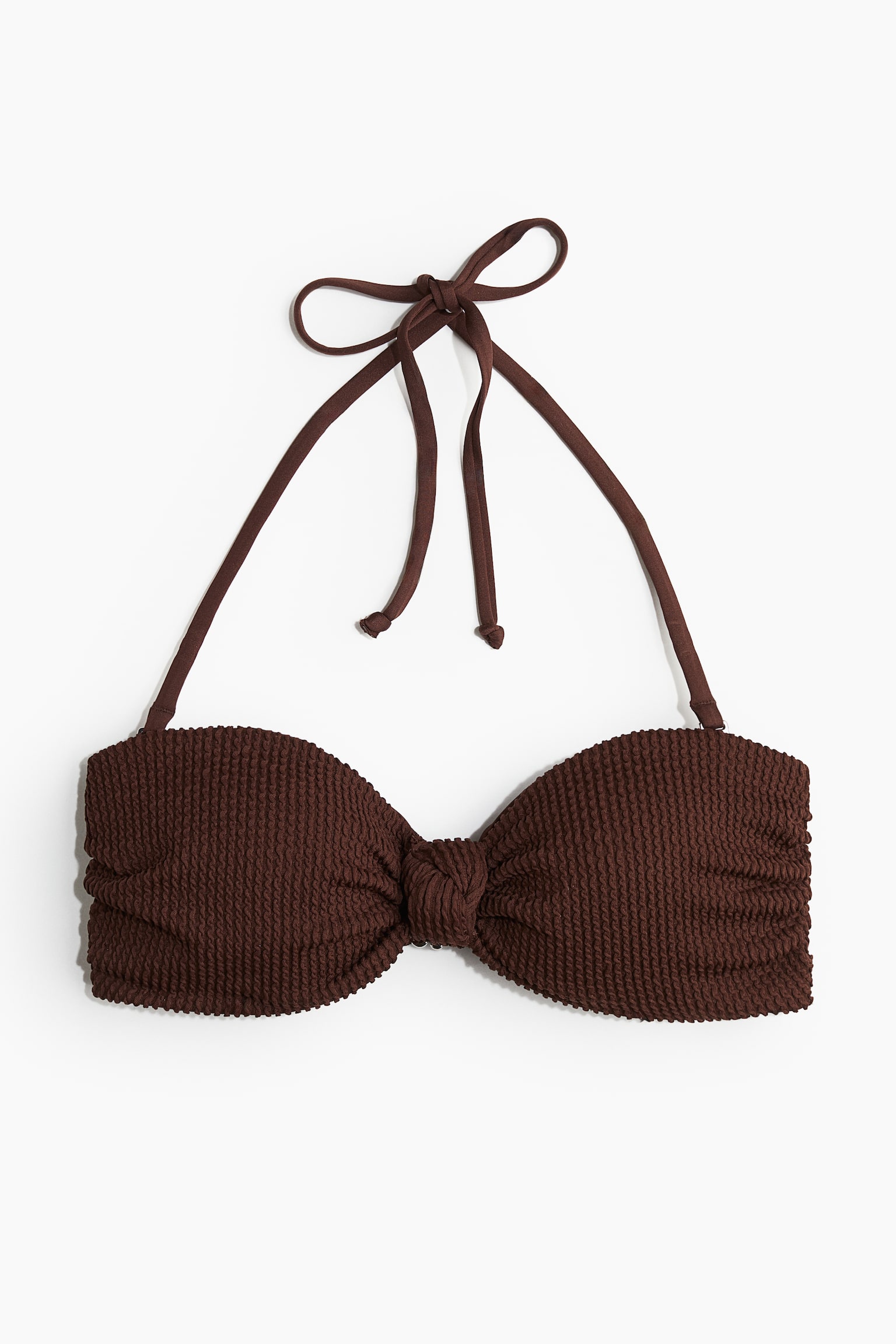 Padded Bandeau Bikini Top - Dark brown/Black/Olive green/White/Red - 2