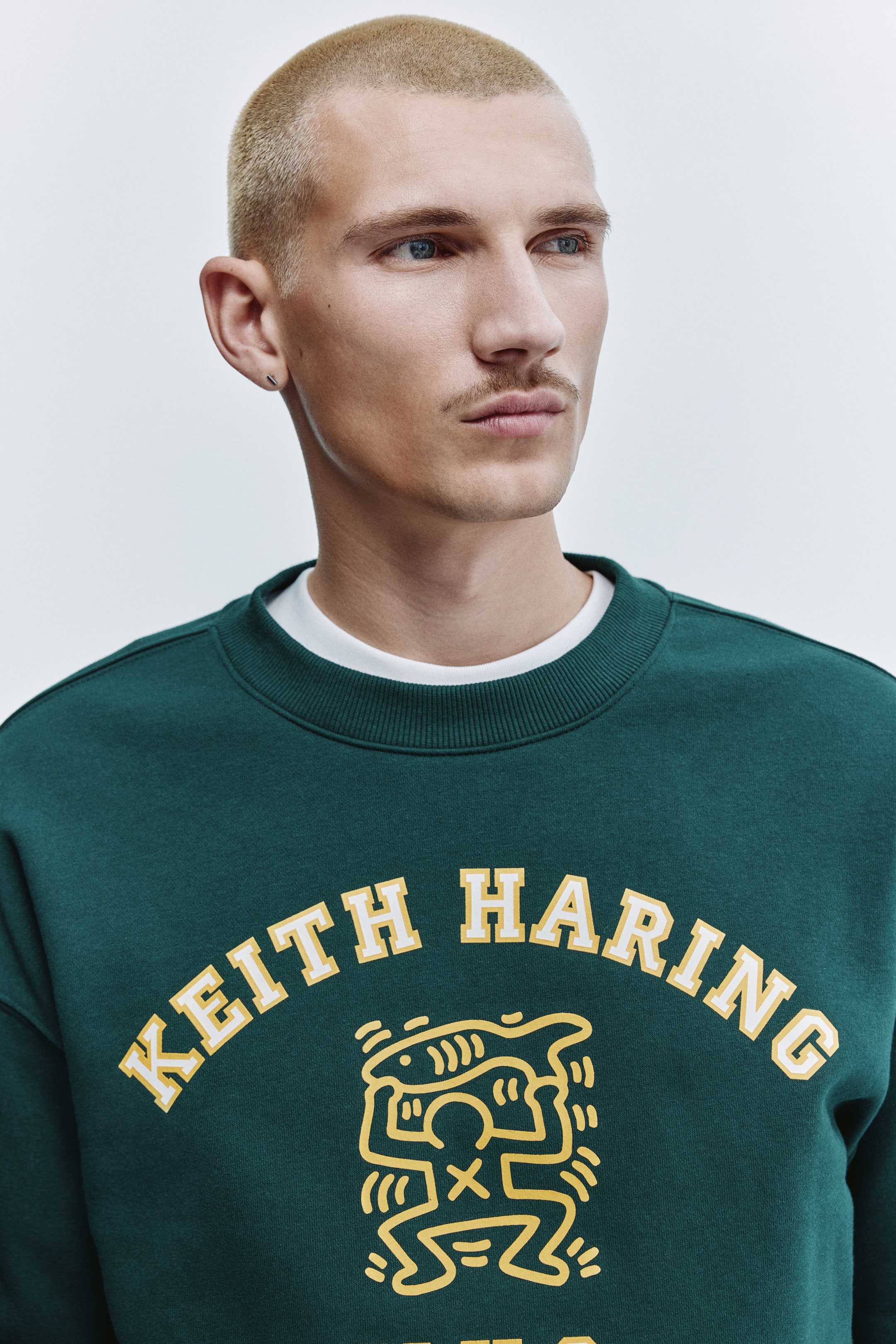 Oversized Printed Sweatshirt