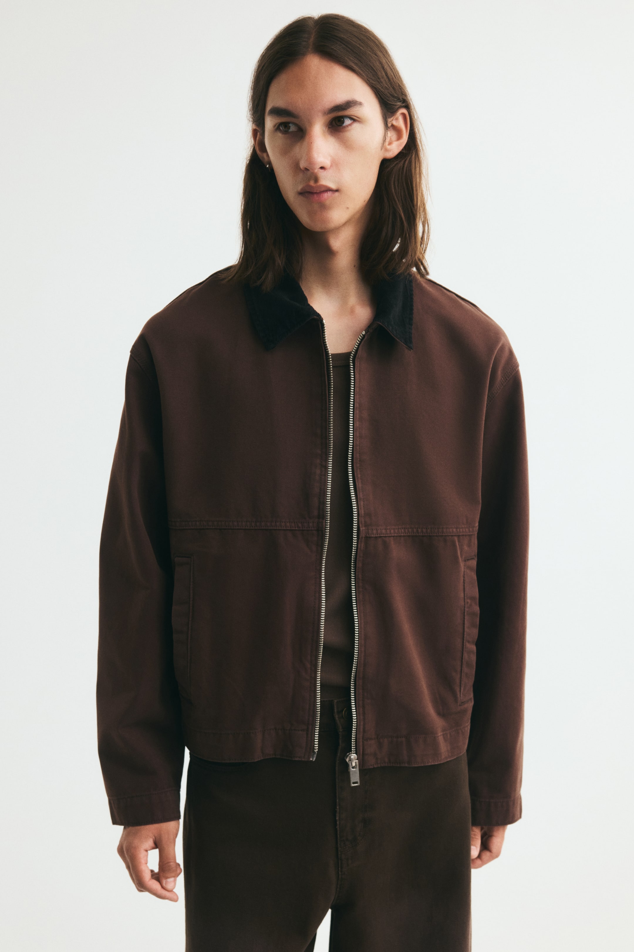 Vezi imaginea mai mare: Jachetă stil workwear - Maro-închis - BĂRBAŢI | H&M RO 1