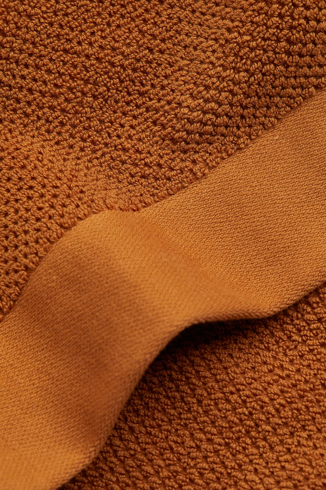 Håndklæde i bomuldsfrotté - Cognacbrun/Lys beige/Grå/Sort/dc/dc - 3