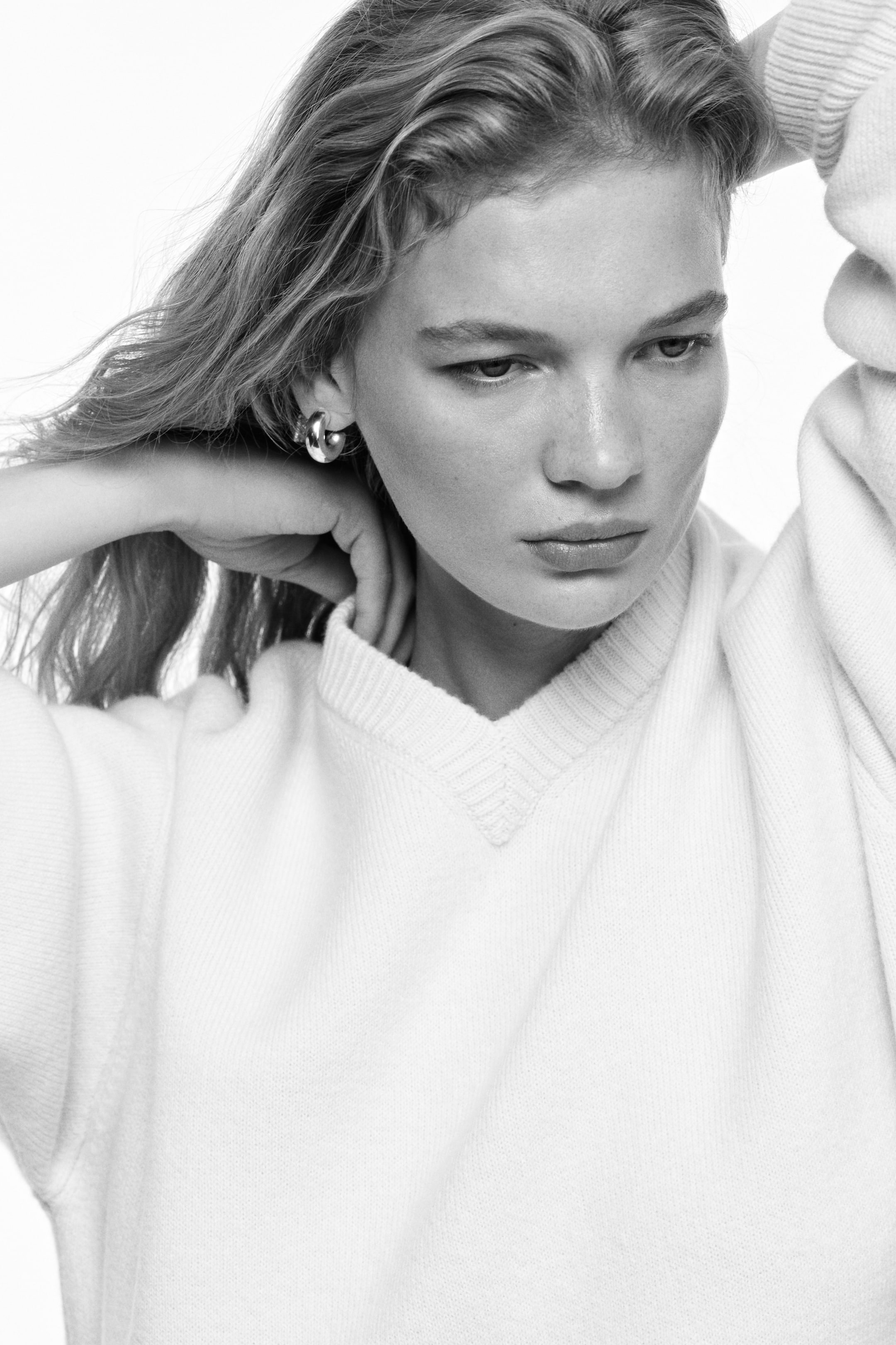 View larger image: Wool-blend jumper - Cream - Ladies | H&M GB 1